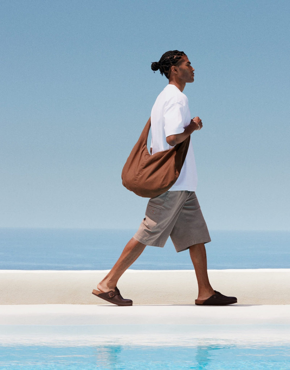 Dickies unionville 13 inch pleated work short in light tan - ASOS Sample Sale