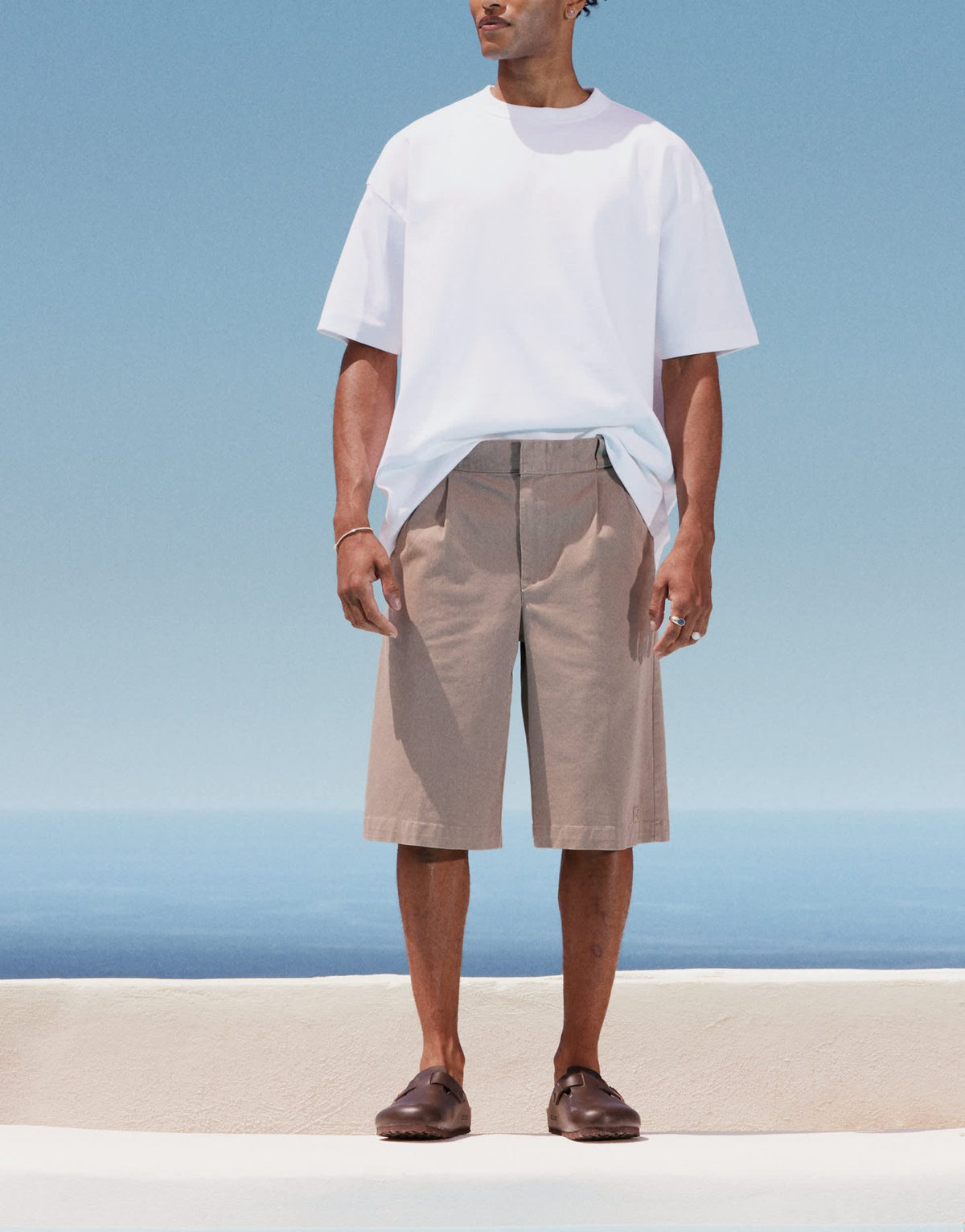 Dickies unionville 13 inch pleated work short in light tan - ASOS Sample Sale