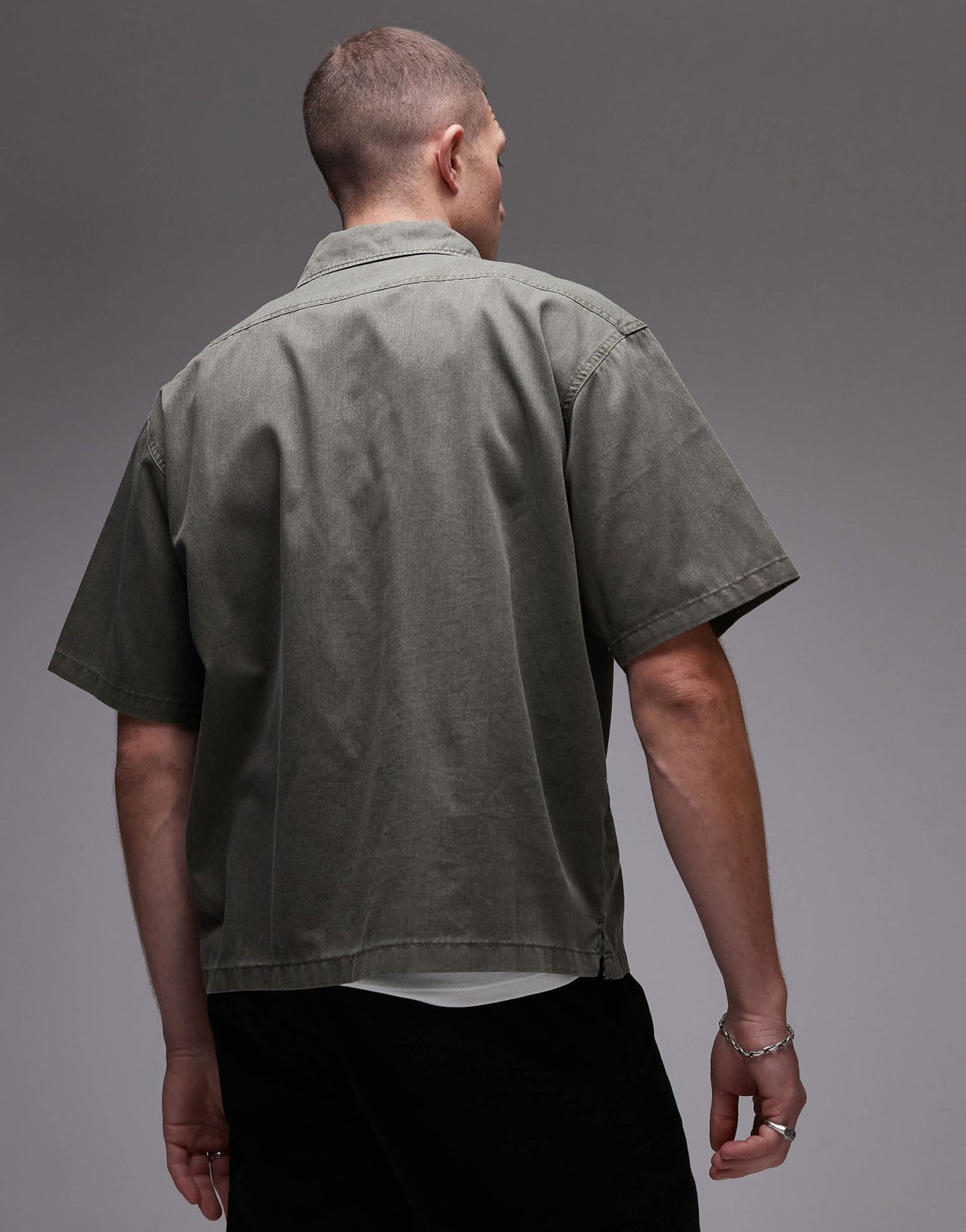 Dickies unionville boxy fit work shirt in khaki green - ASOS Sample Sale