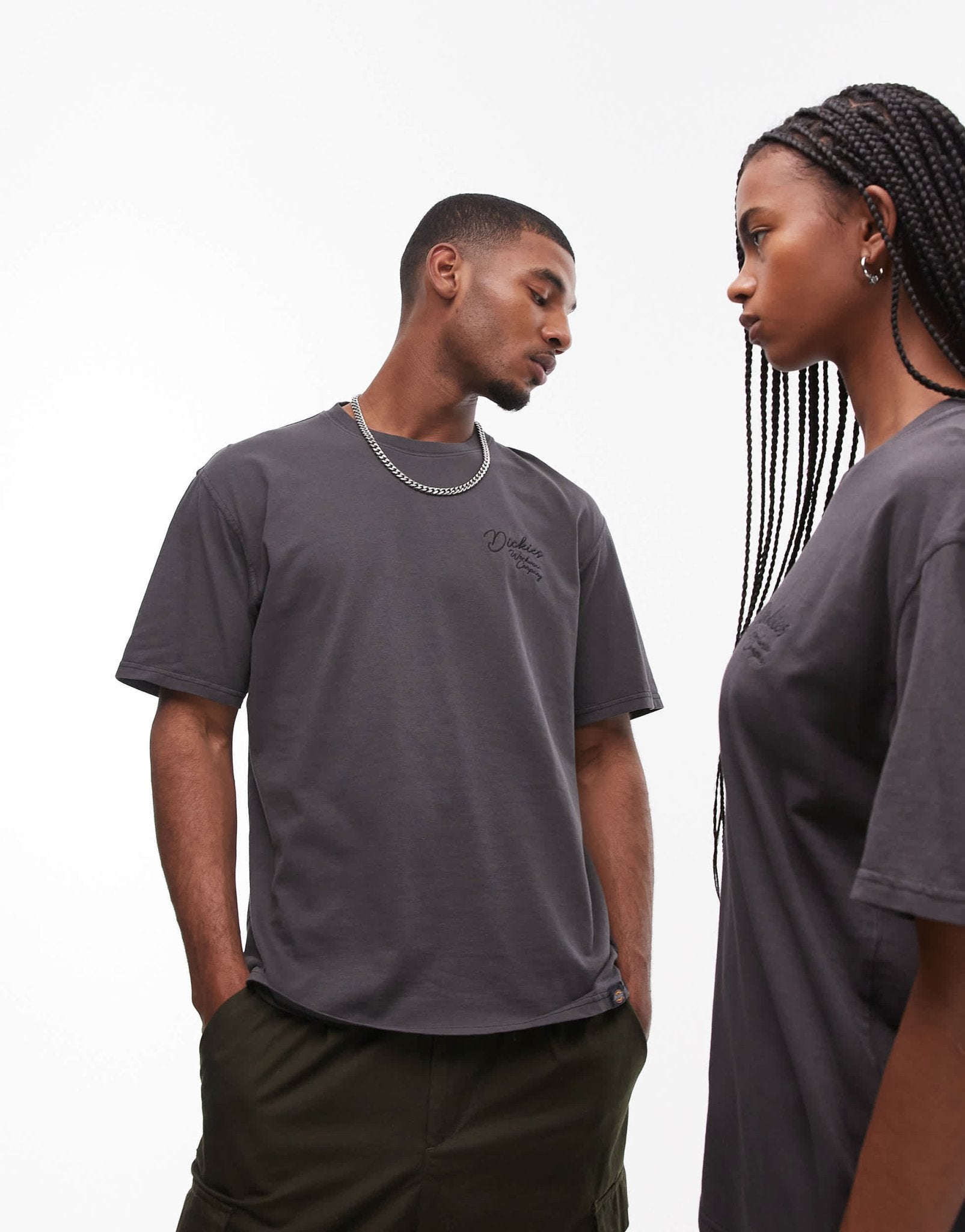 Dickies western tonal rope small logo t-shirt in black - ASOS Sample Sale
