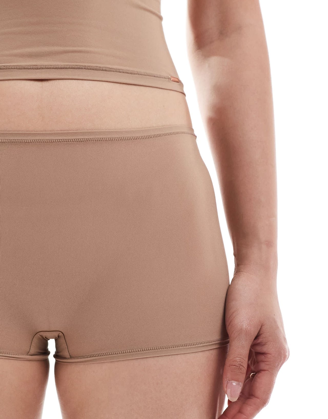Dorina essential mix & match microfibre boyshort in brown - ASOS Sample Sale
