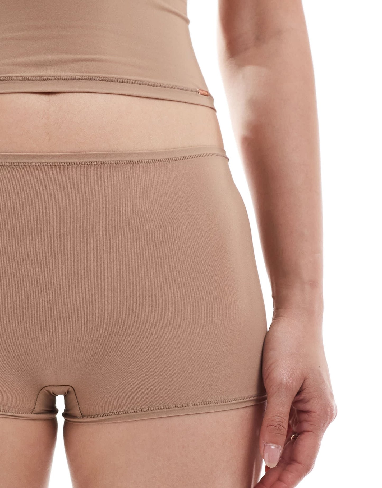 Dorina essential mix & match microfibre boyshort in brown - ASOS Sample Sale