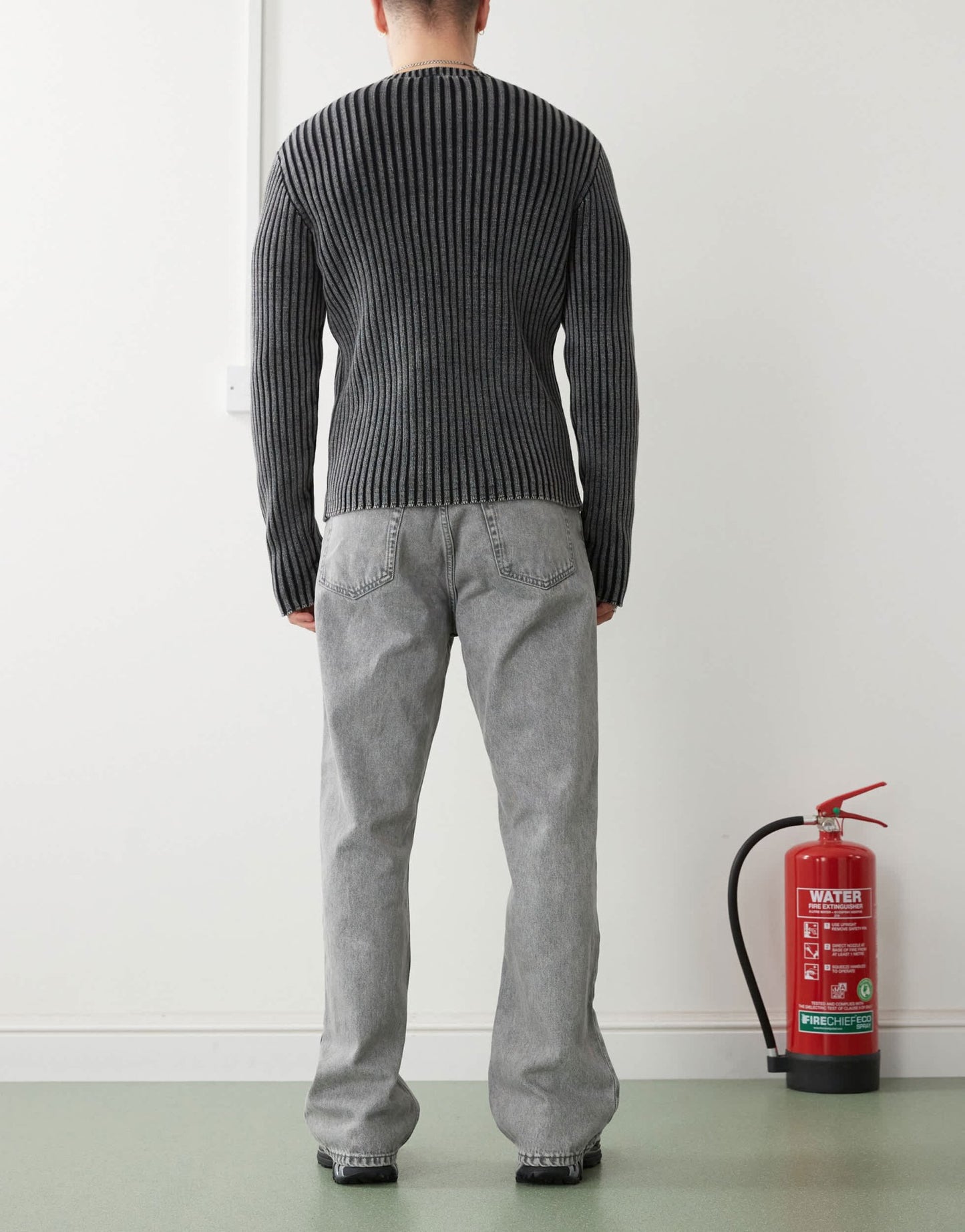 Dr Denim Kit regular fit mid waist bootcut leg in ash grey wash - ASOS Sample Sale