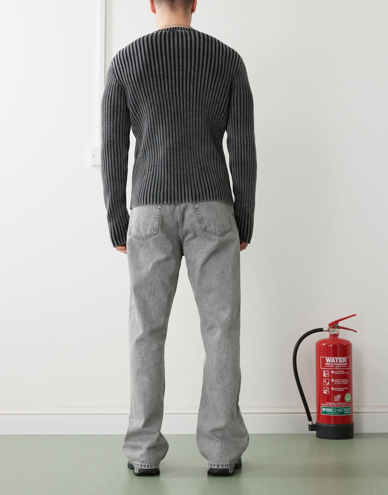 Dr Denim Kit regular fit mid waist bootcut leg in ash grey wash - ASOS Sample Sale