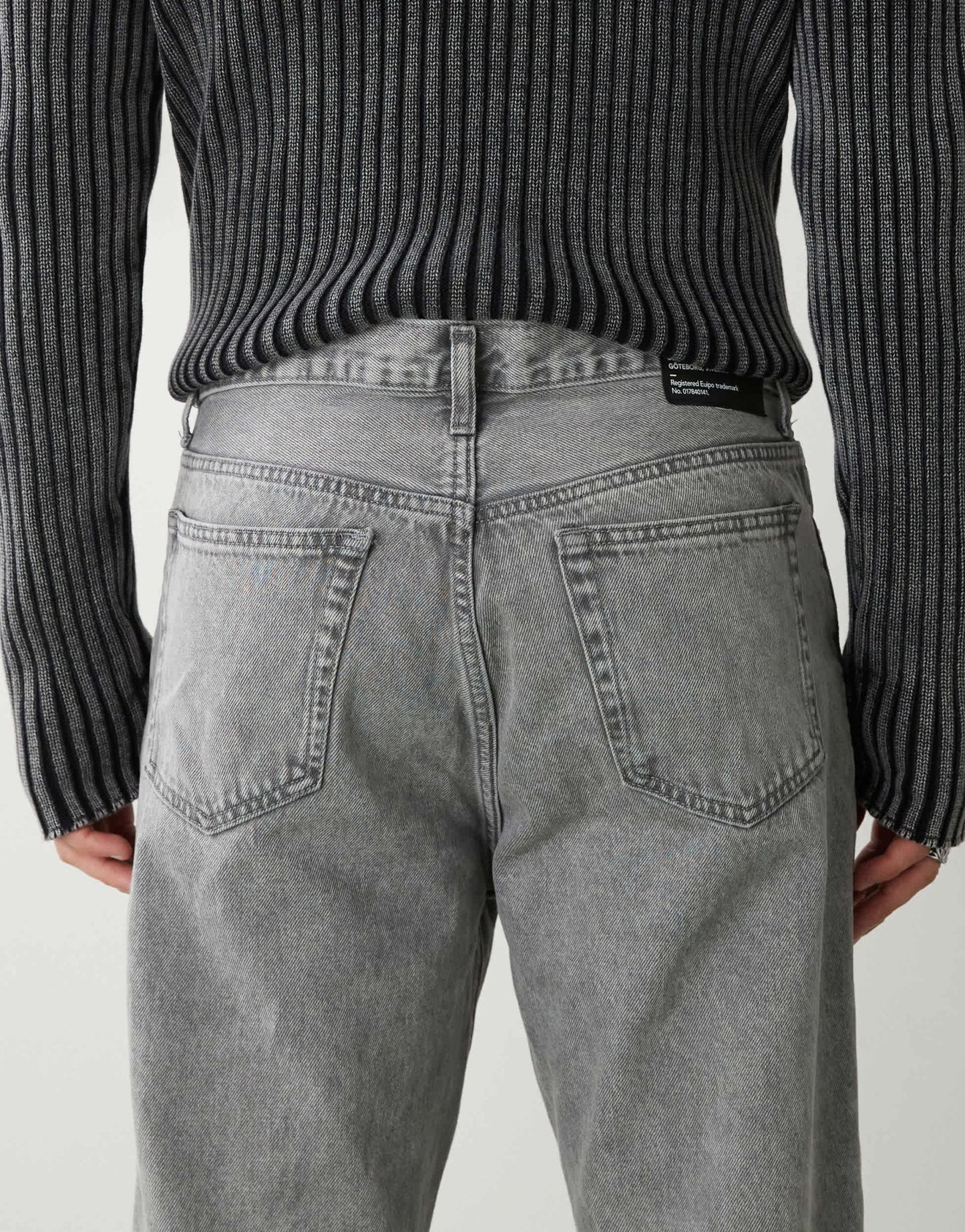 Dr Denim Kit regular fit mid waist bootcut leg in ash grey wash - ASOS Sample Sale