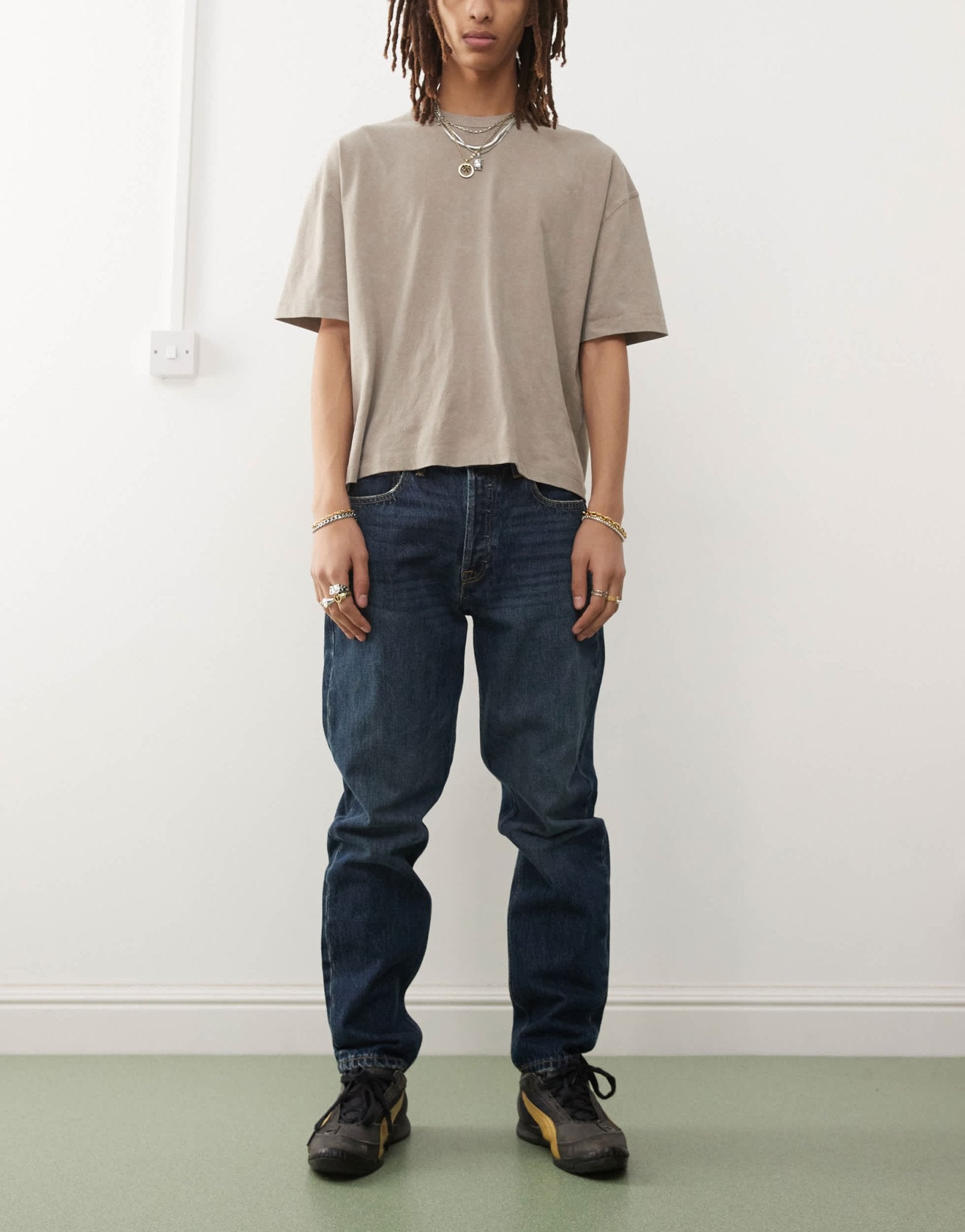 Dr Denim Rush regular fit jeans in canyon dark used darkwash blue - ASOS Sample Sale