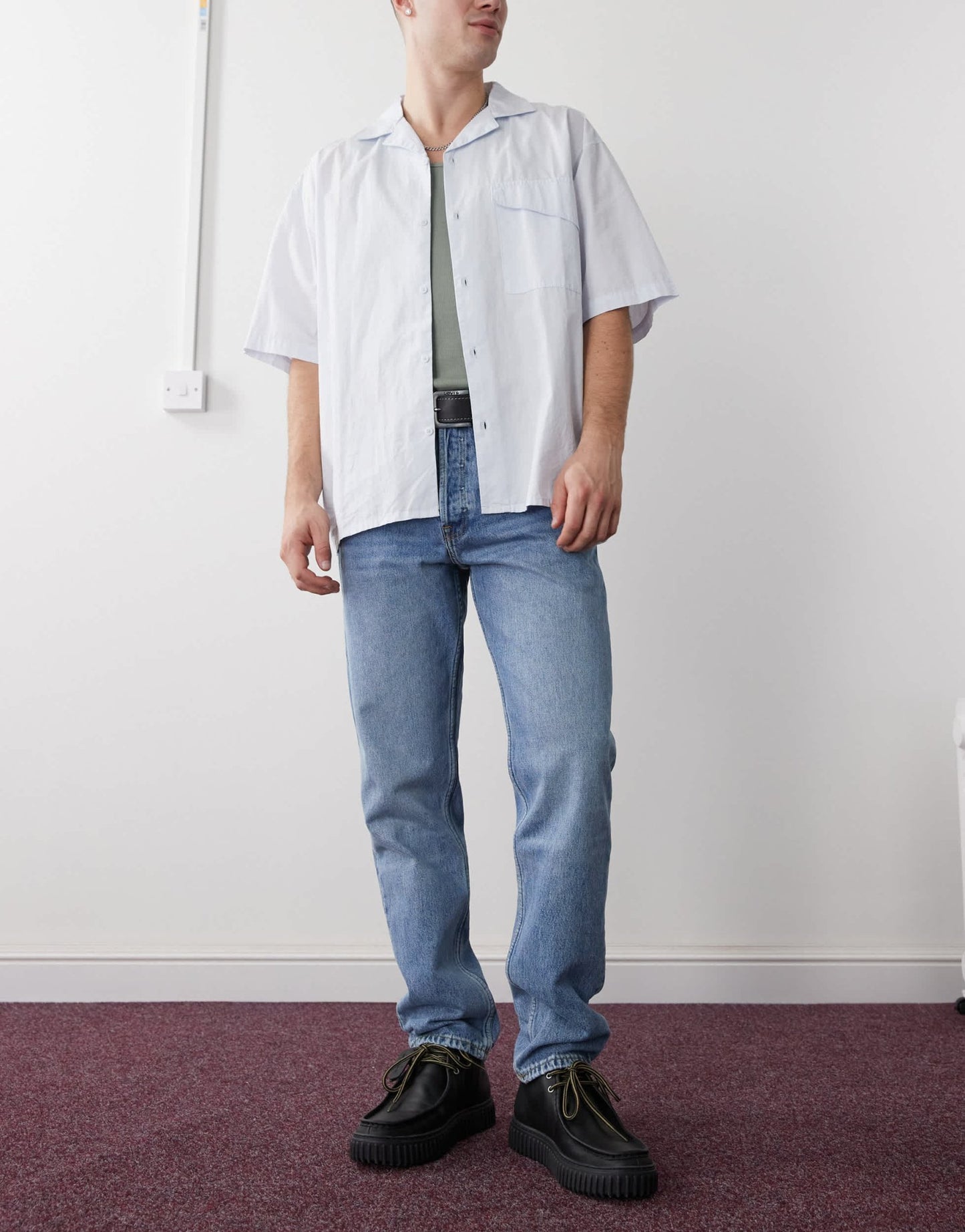 Dr Denim Rush regular fit jeans in stream sky used wash - ASOS Sample Sale