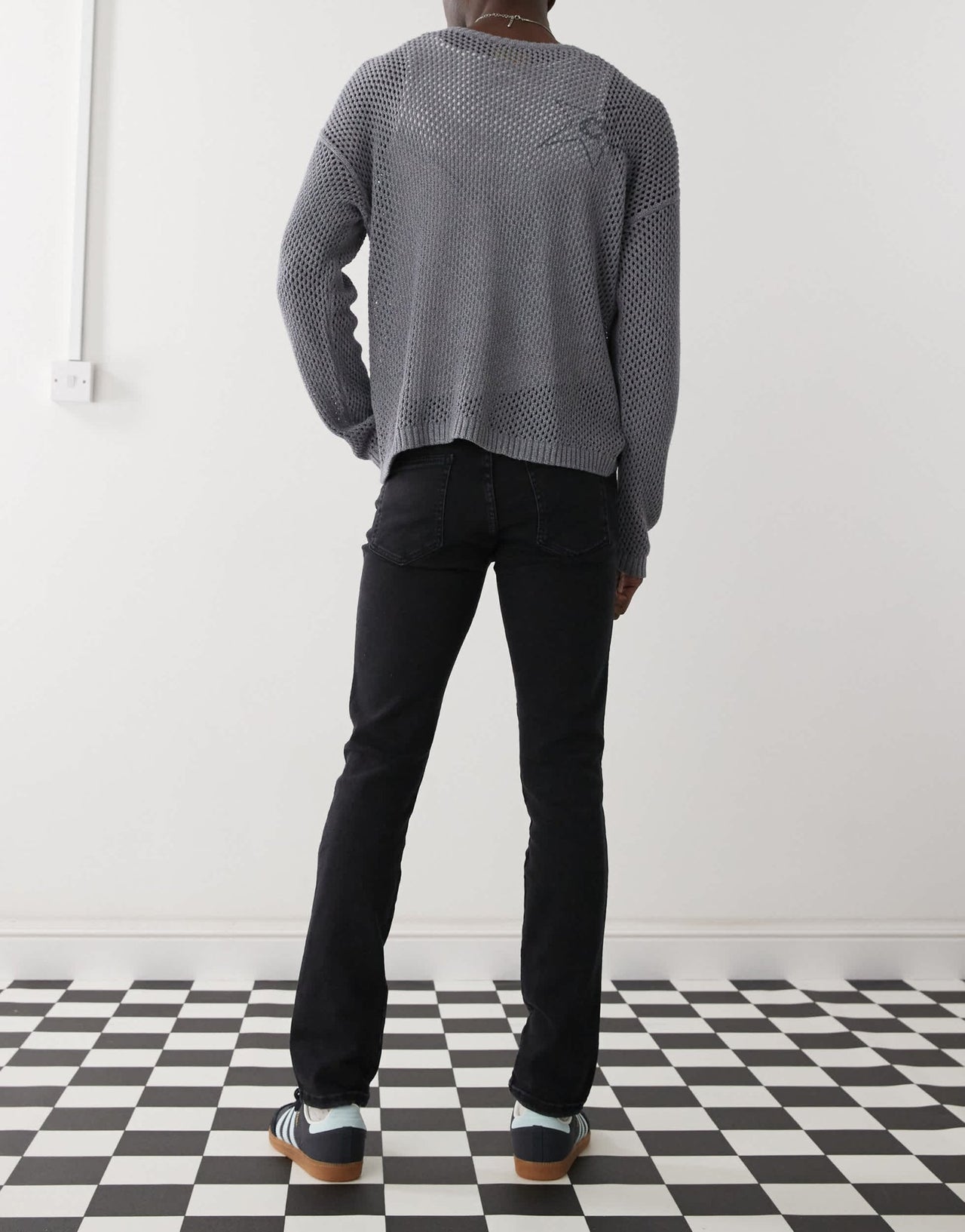 Dr Denim Snap mid waist slim fit jeans in black mist wash - ASOS Sample Sale