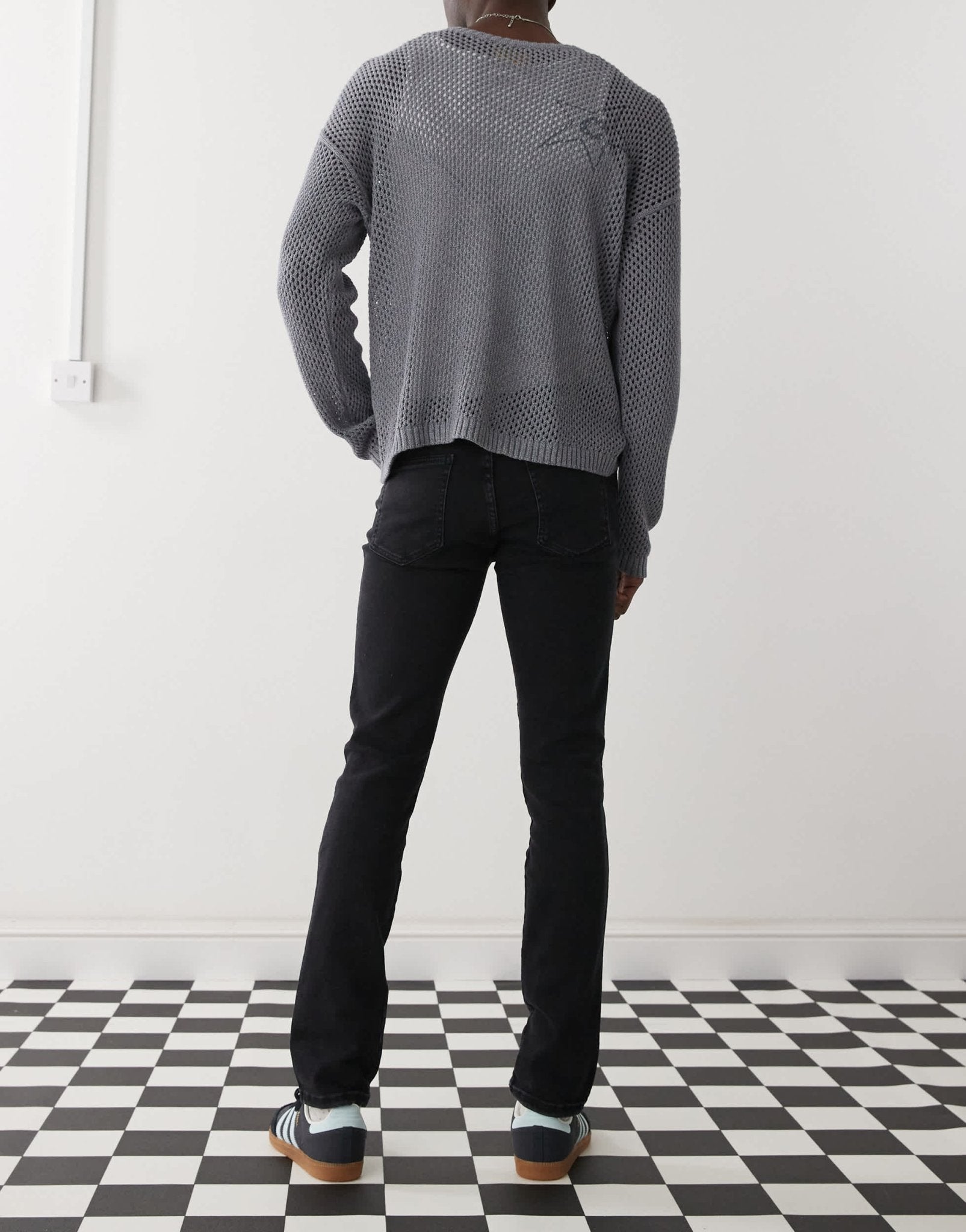 Dr Denim Snap mid waist slim fit jeans in black mist wash - ASOS Sample Sale