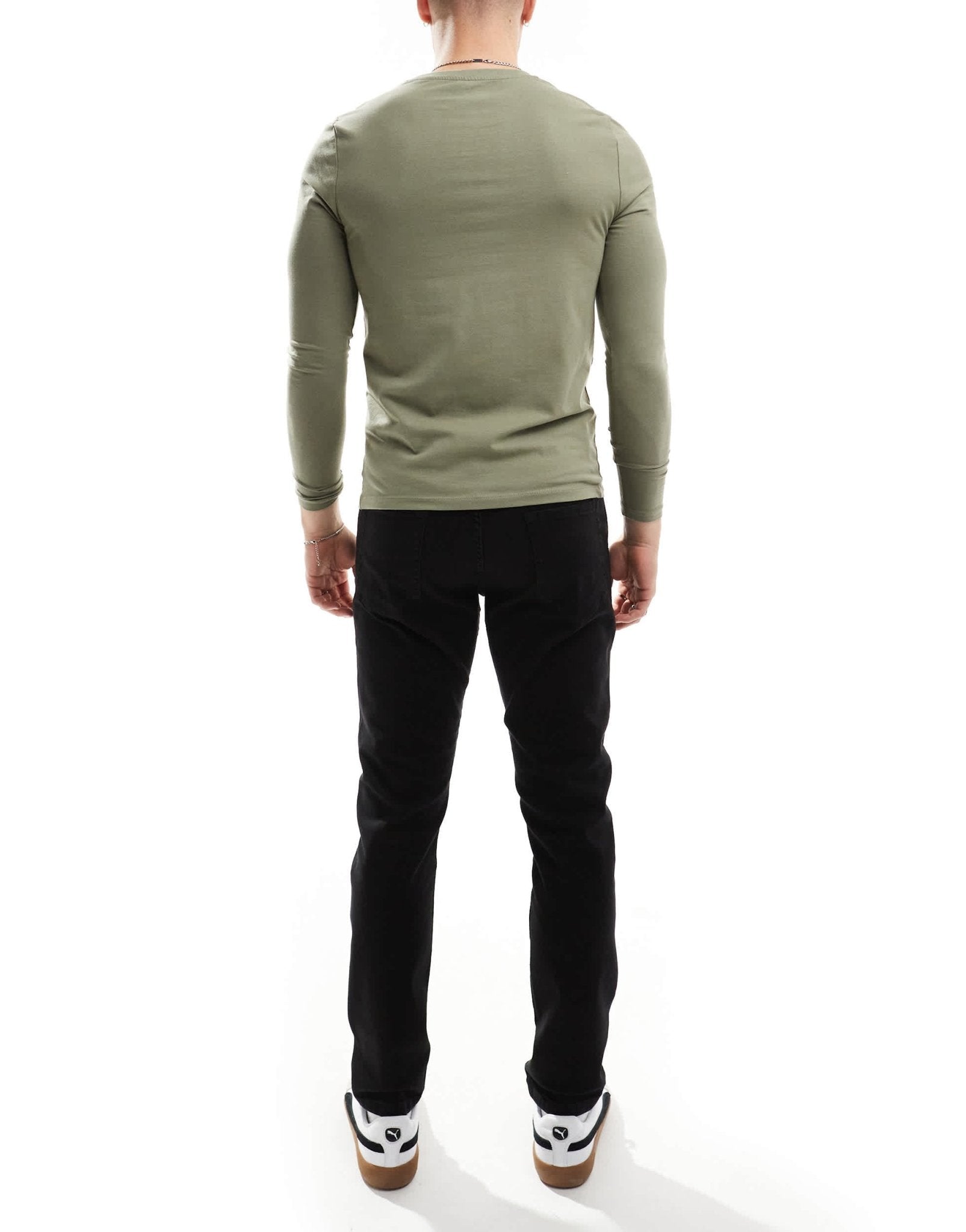 DTT stretch slim fit jeans in black - ASOS Sample Sale