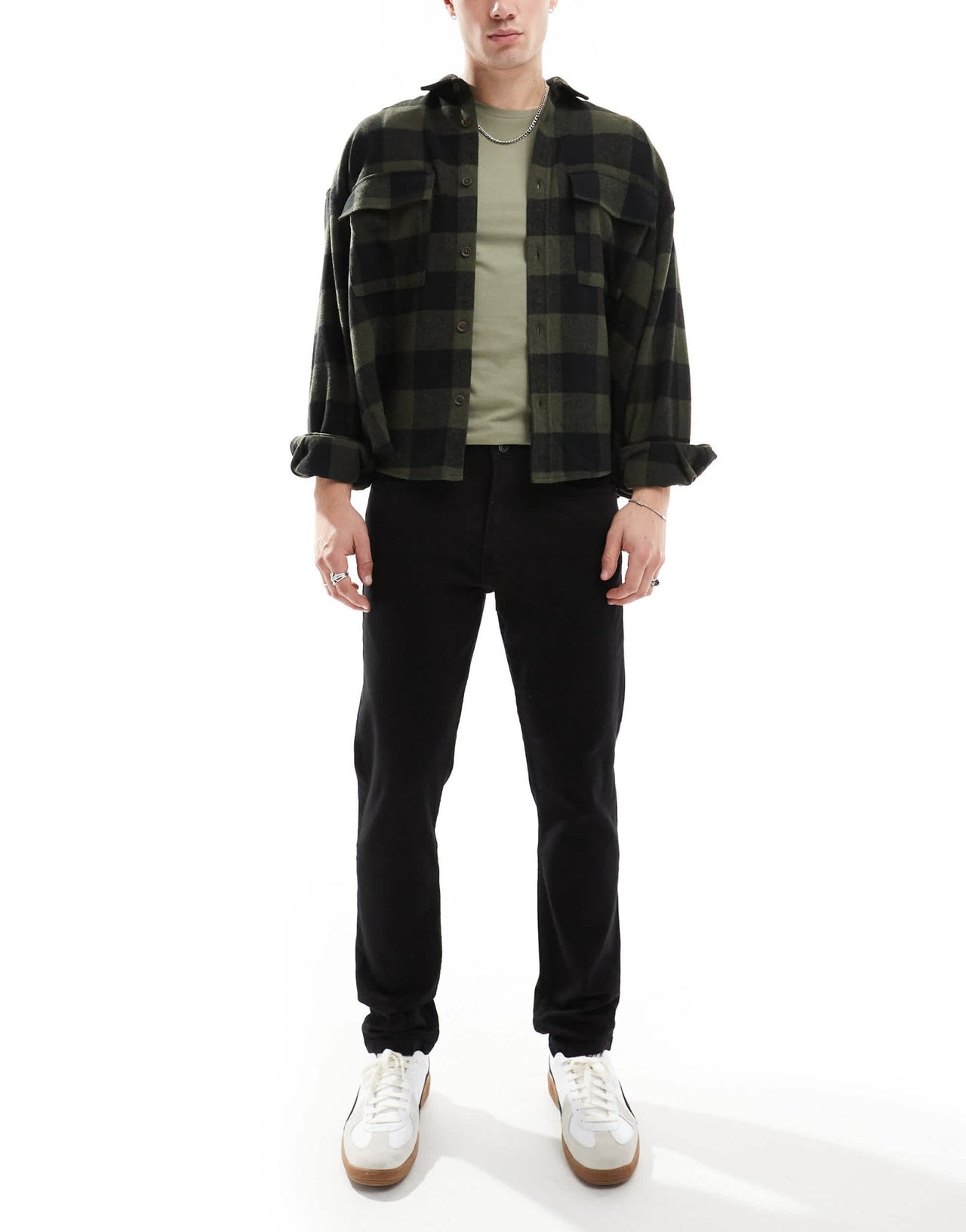 DTT stretch slim fit jeans in black - ASOS Sample Sale