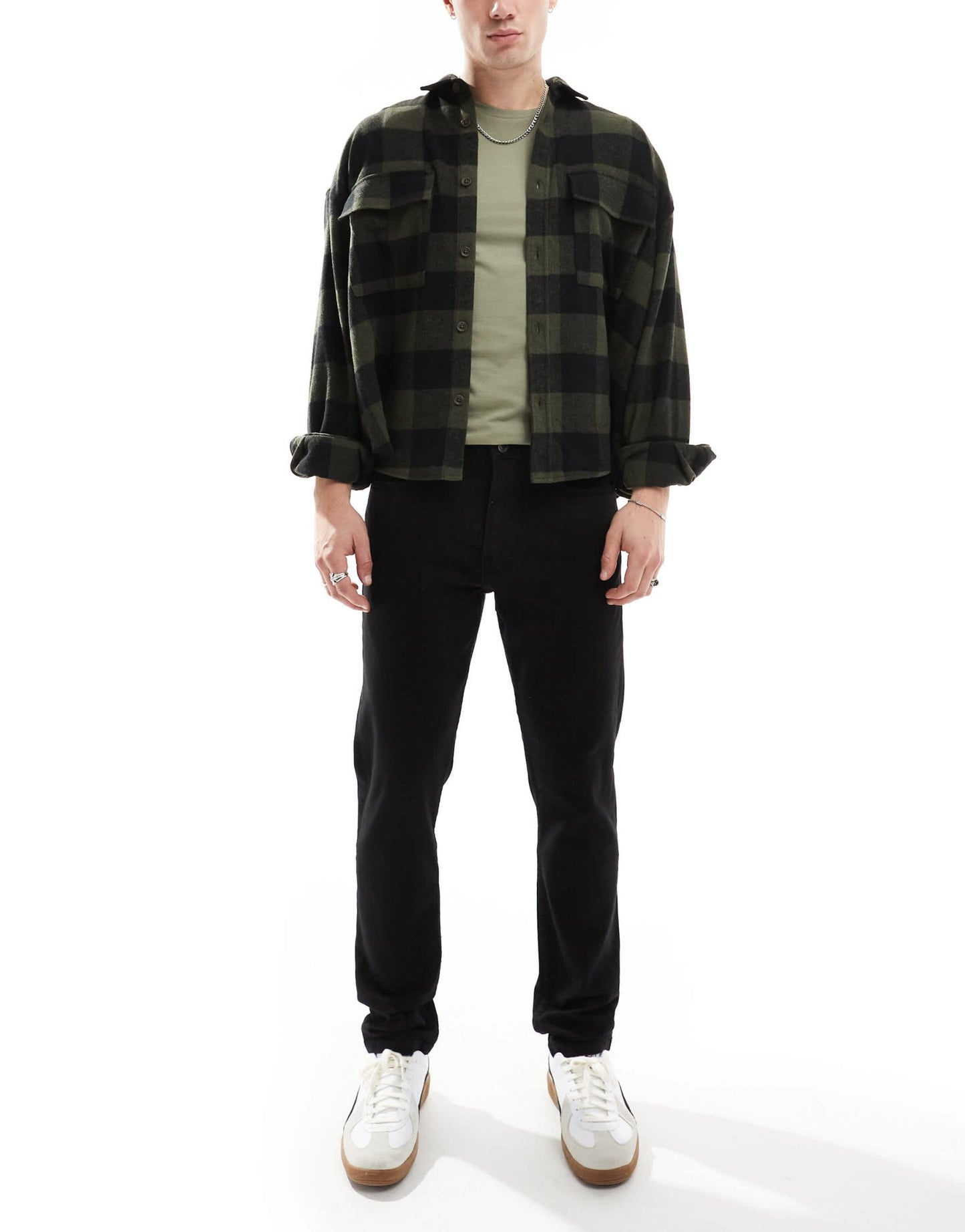 DTT stretch slim fit jeans in black - ASOS Sample Sale