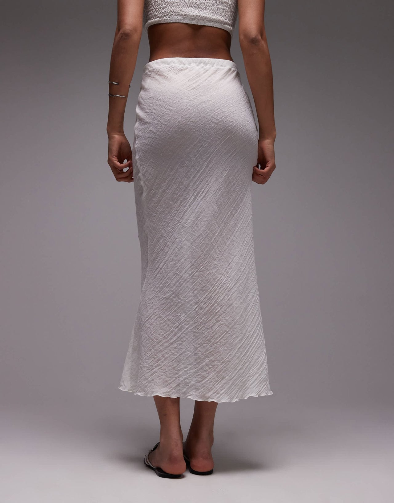 Emory Park sequin applique midi skirt co-ord in white - ASOS Sample Sale
