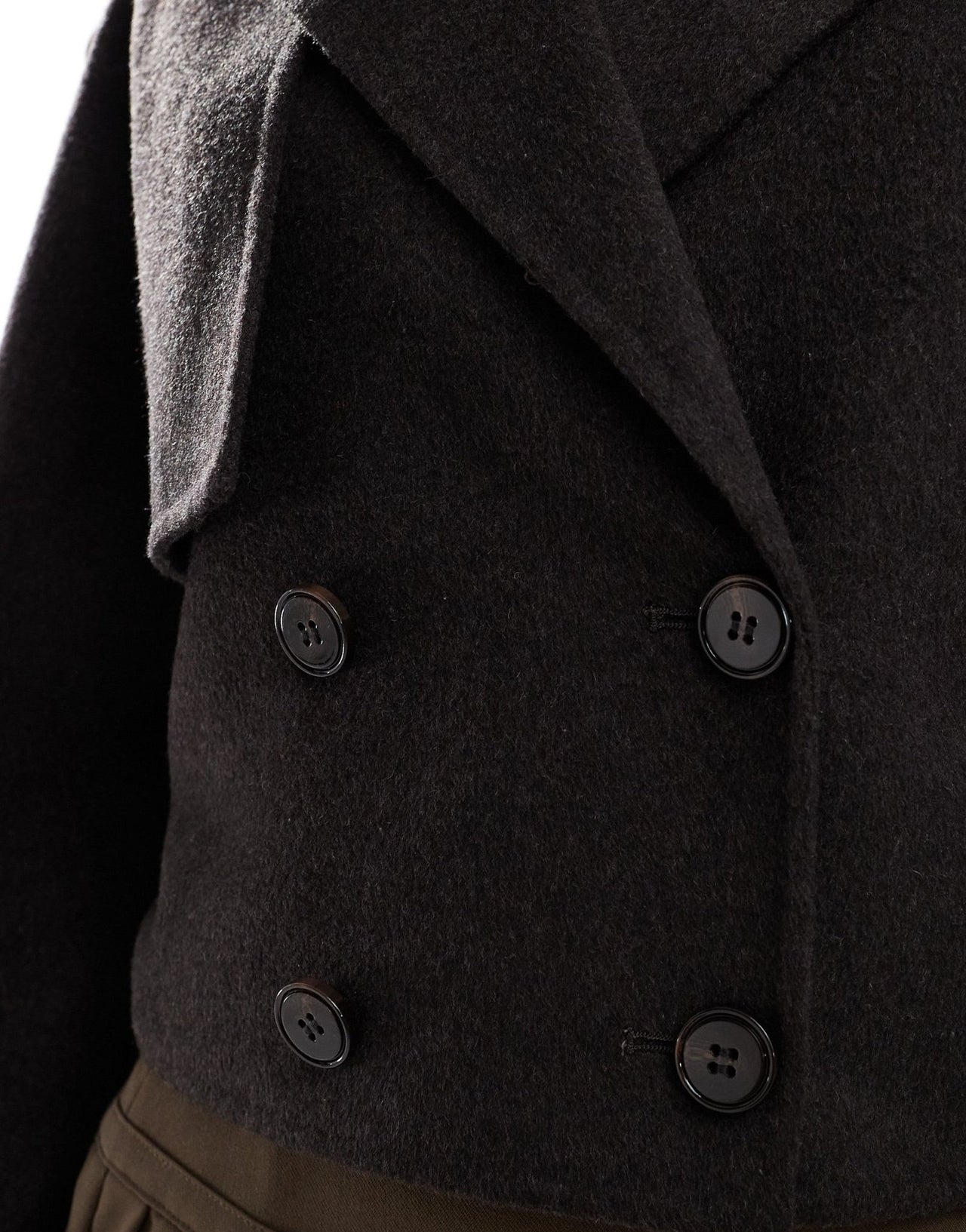 Ever New formal short coat in deep brown - ASOS Sample Sale
