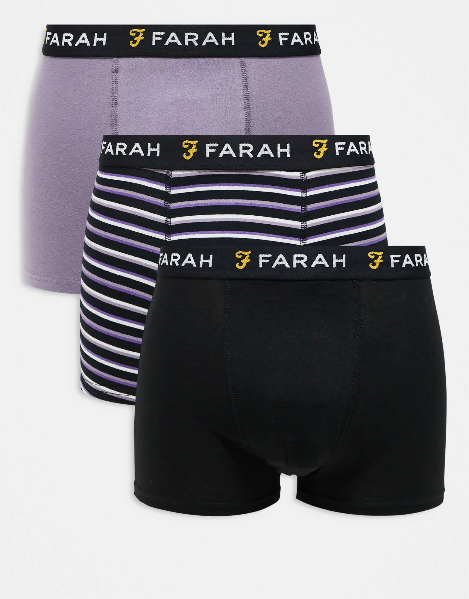 Farah 3 pack Sweeney boxers in multi - ASOS Sample Sale