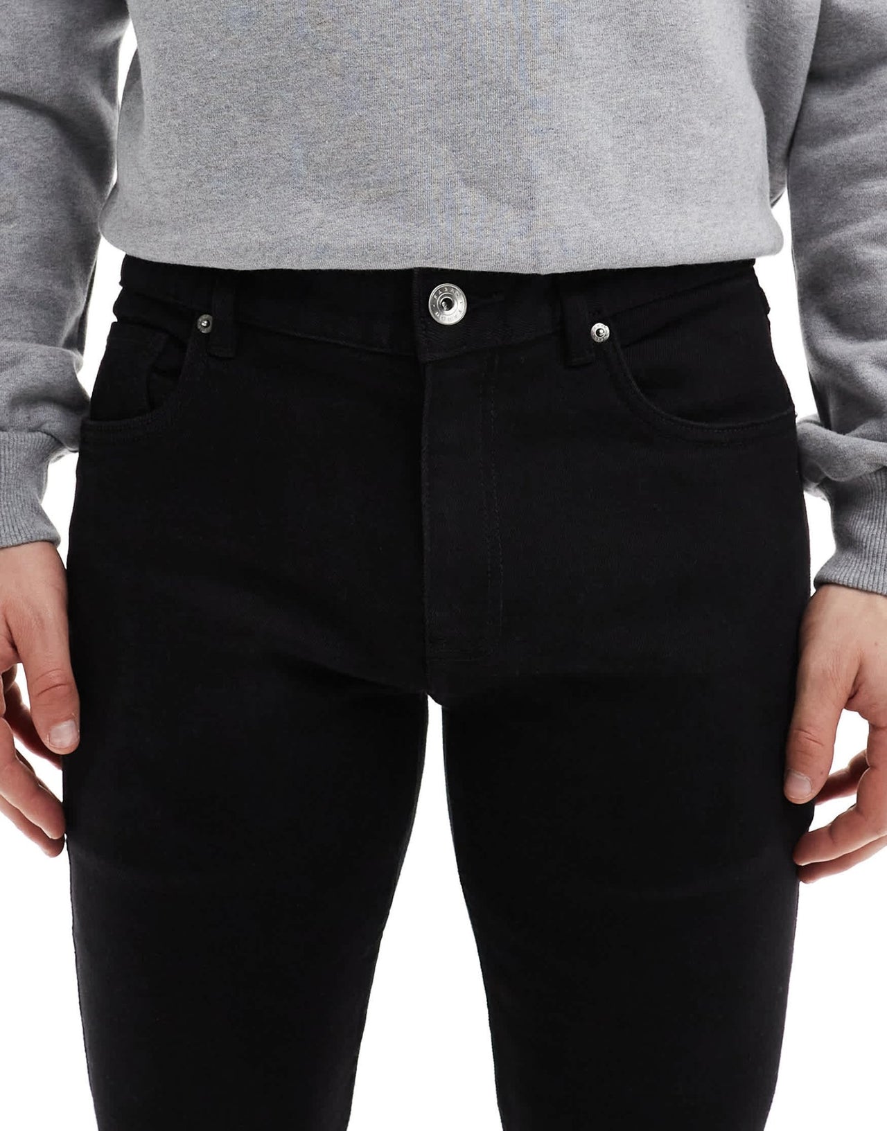 Farah drake skinny jeans in black - ASOS Sample Sale