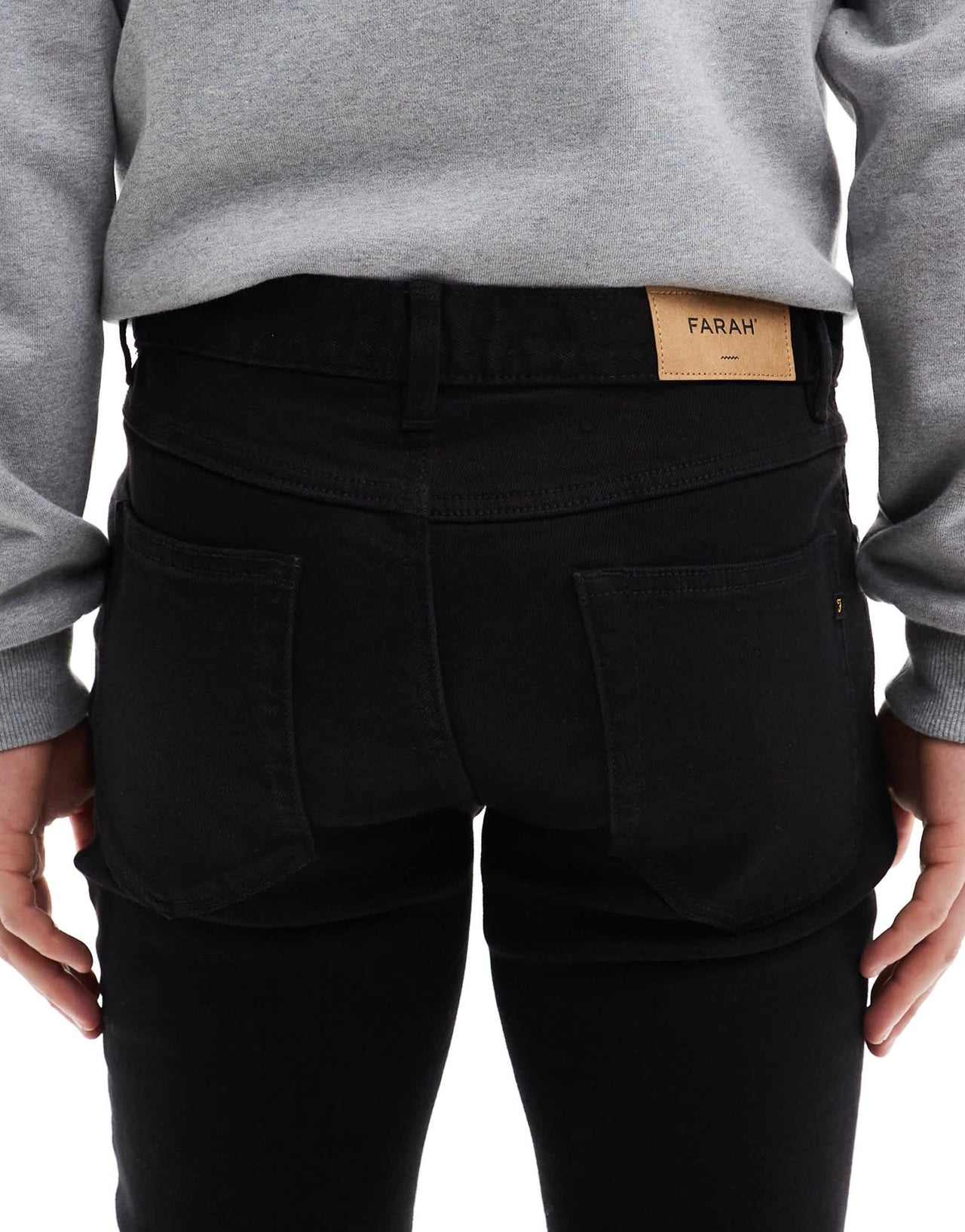 Farah drake skinny jeans in black - ASOS Sample Sale