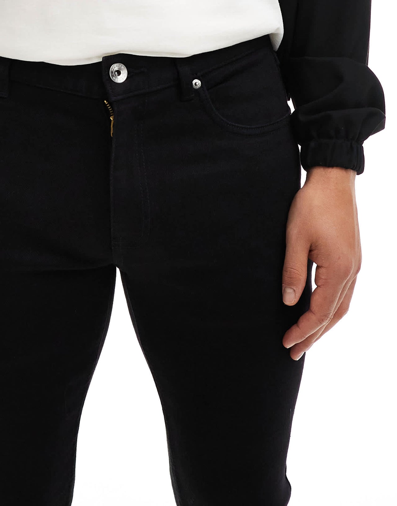 Farah Drake slim jeans in black - ASOS Sample Sale