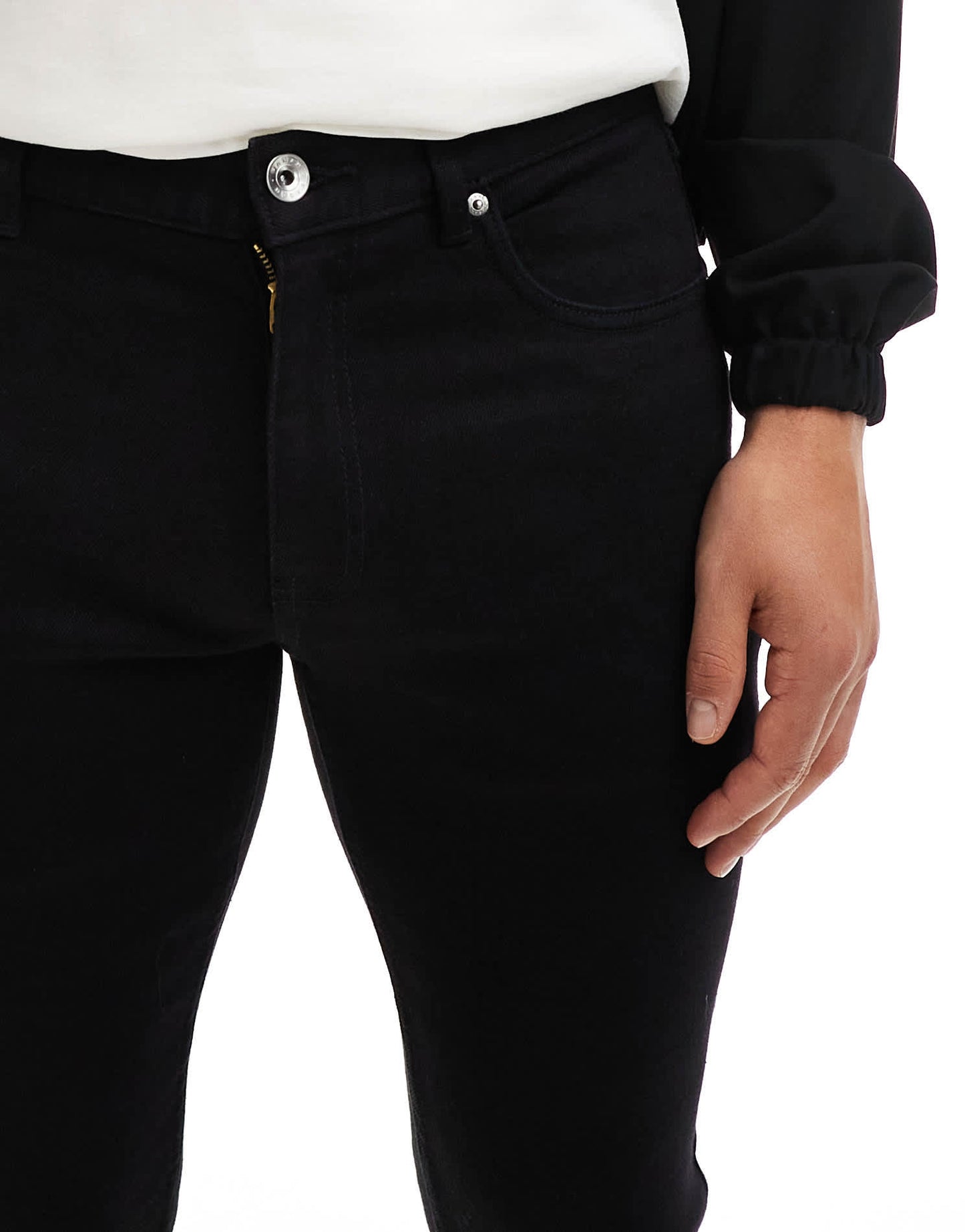 Farah Drake slim jeans in black - ASOS Sample Sale