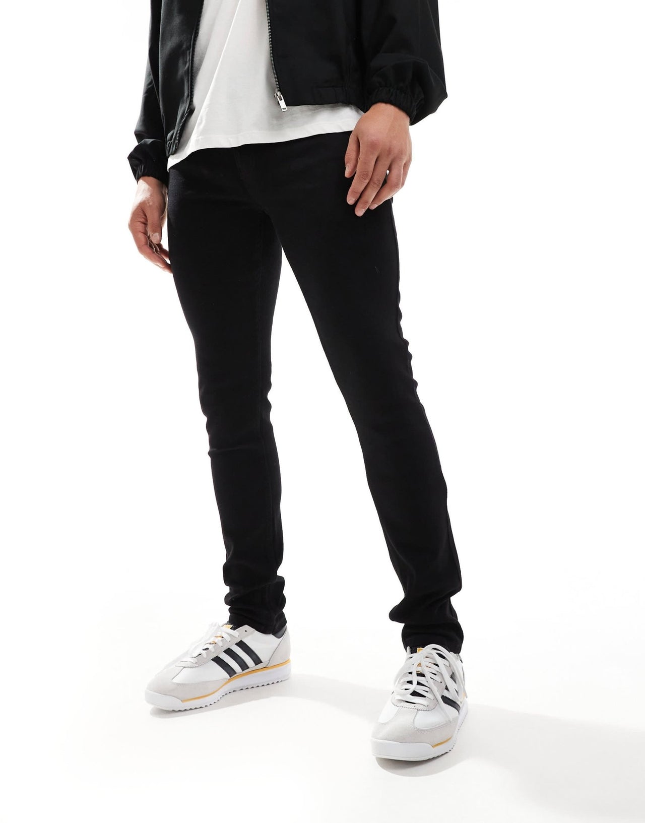 Farah Drake slim jeans in black - ASOS Sample Sale