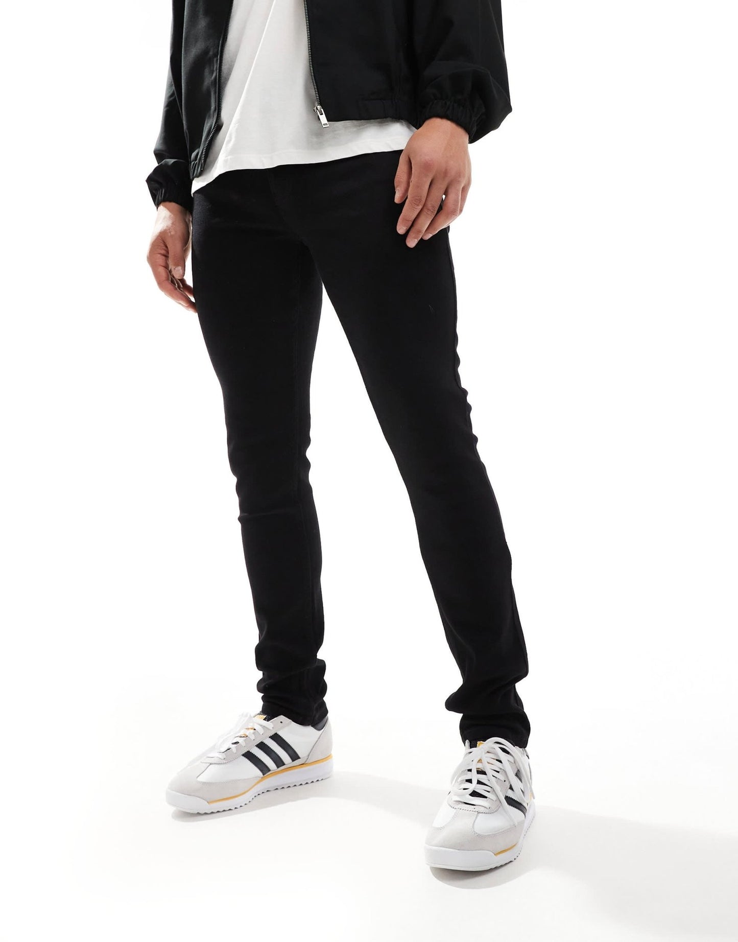 Farah Drake slim jeans in black - ASOS Sample Sale