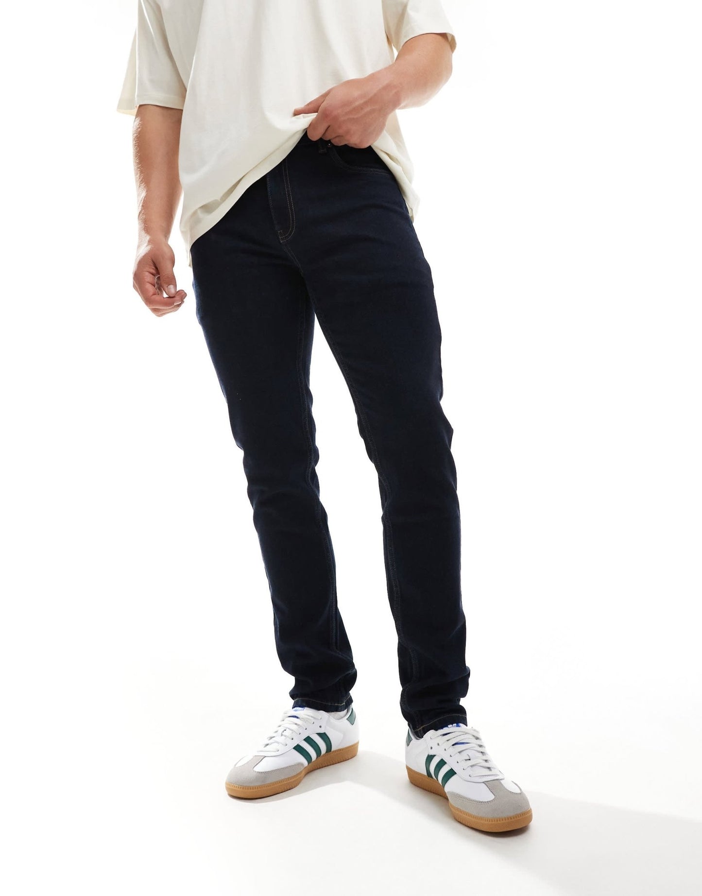 Farah Drake slim jeans in denim rinse - ASOS Sample Sale