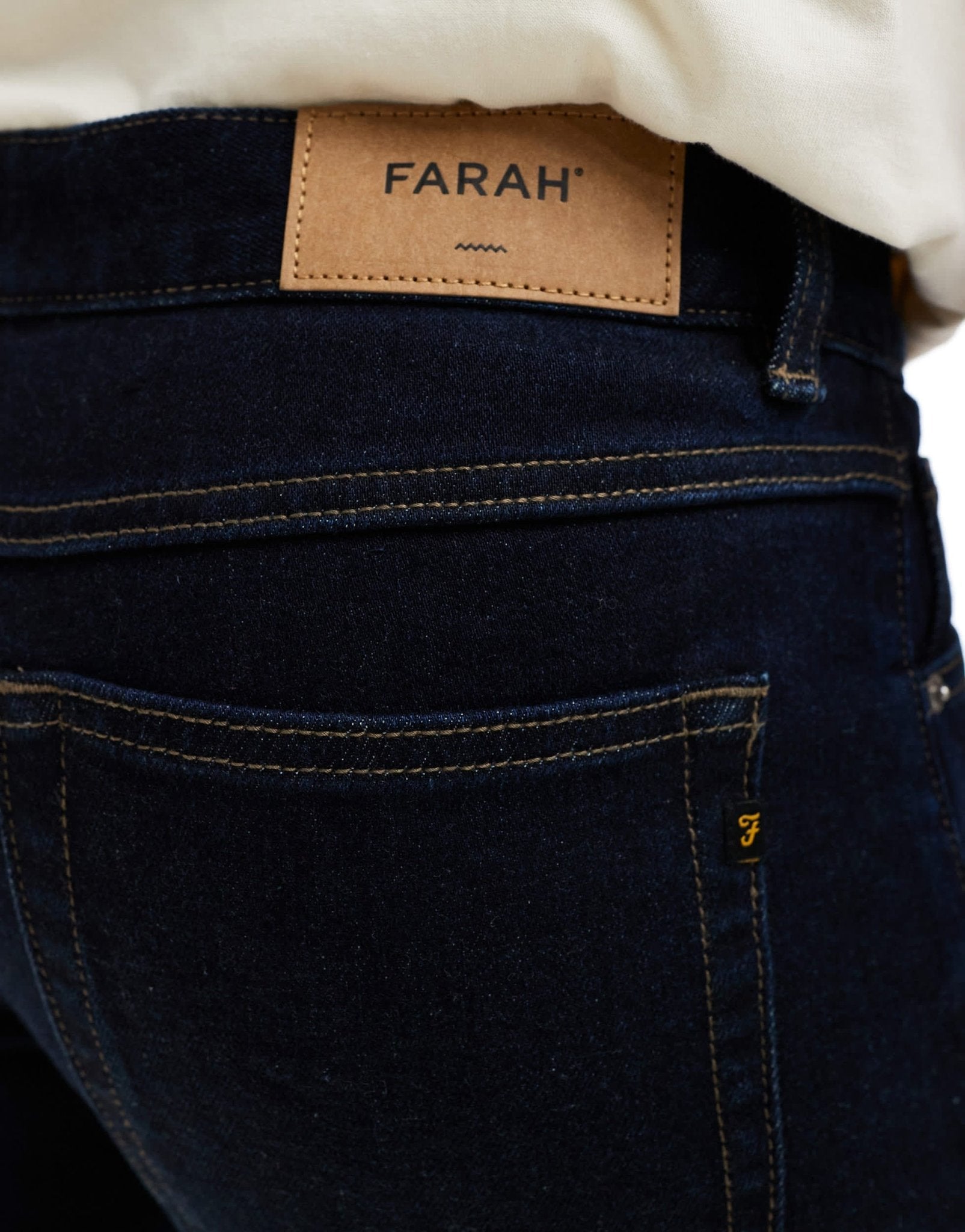 Farah Drake slim jeans in denim rinse - ASOS Sample Sale