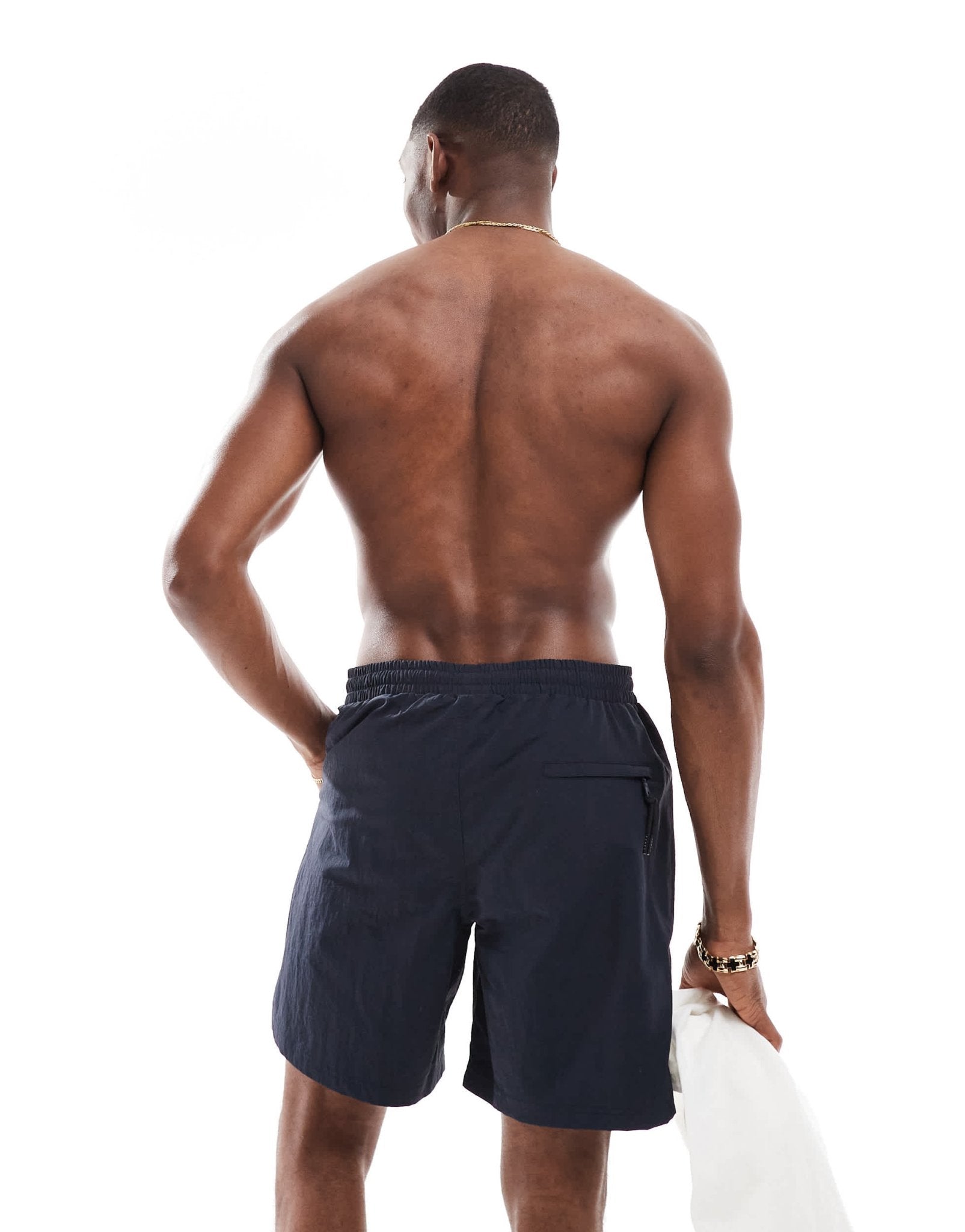 Farah edgar swim shorts in navy - ASOS Sample Sale