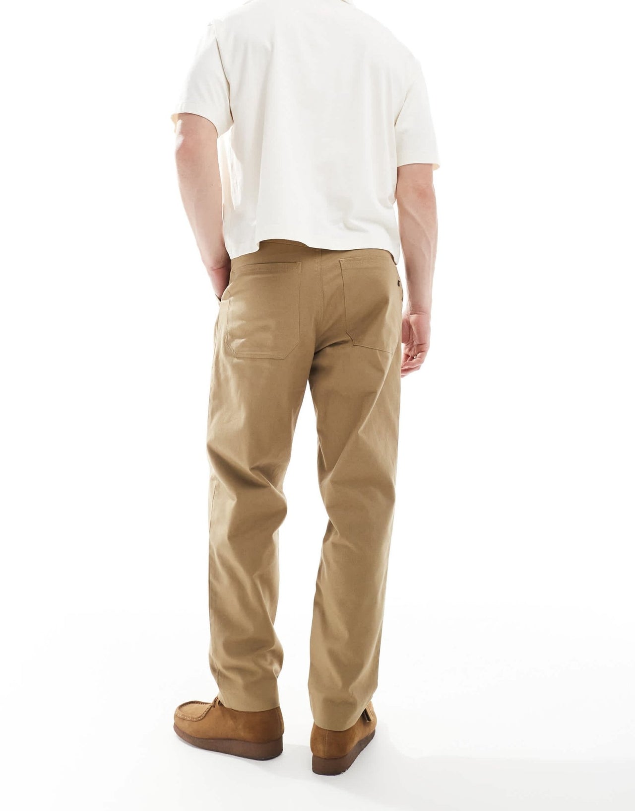 Farah hawtin canvas tapered trousers in beige - ASOS Sample Sale