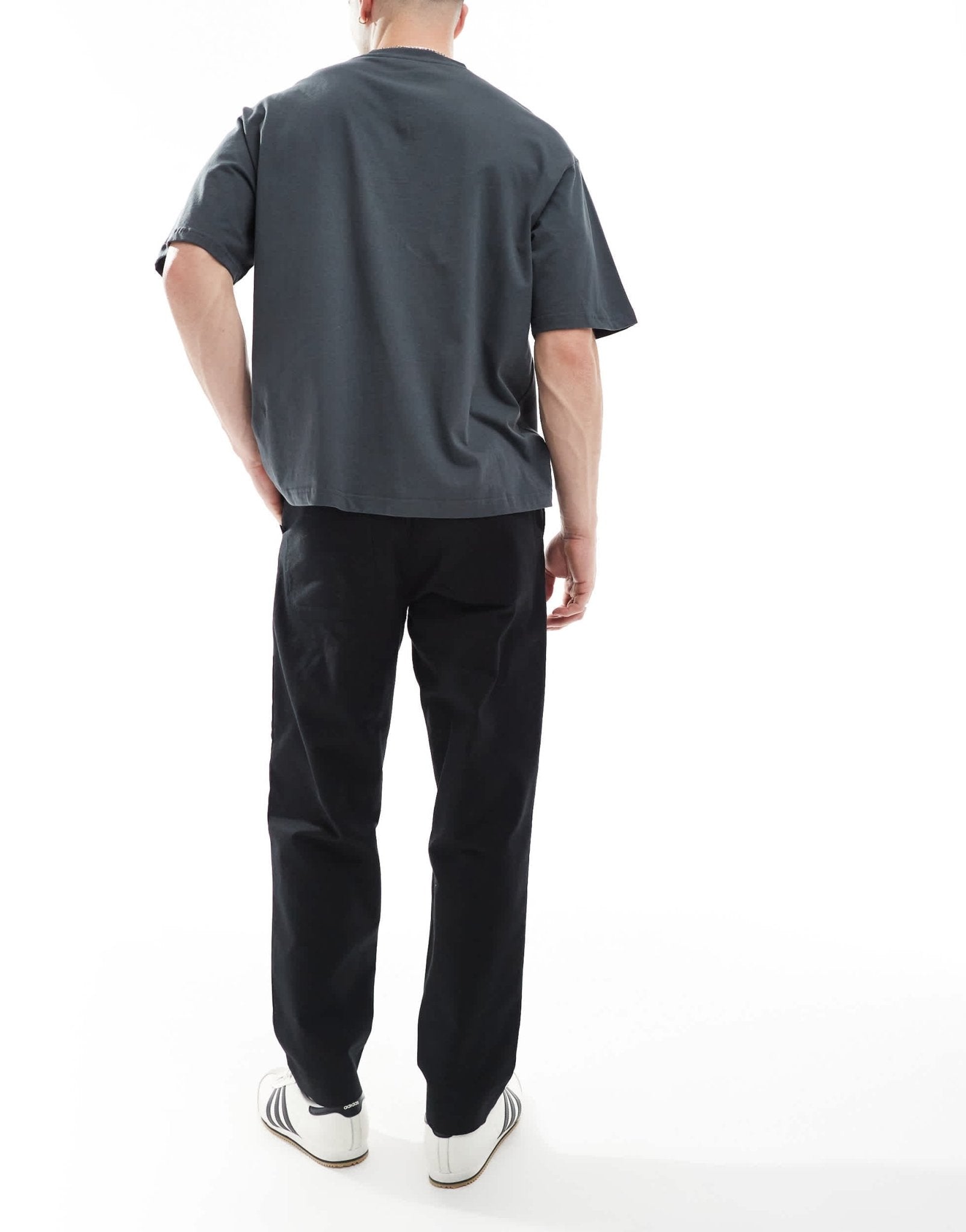 Farah hawtin canvas tapered trousers in black - ASOS Sample Sale