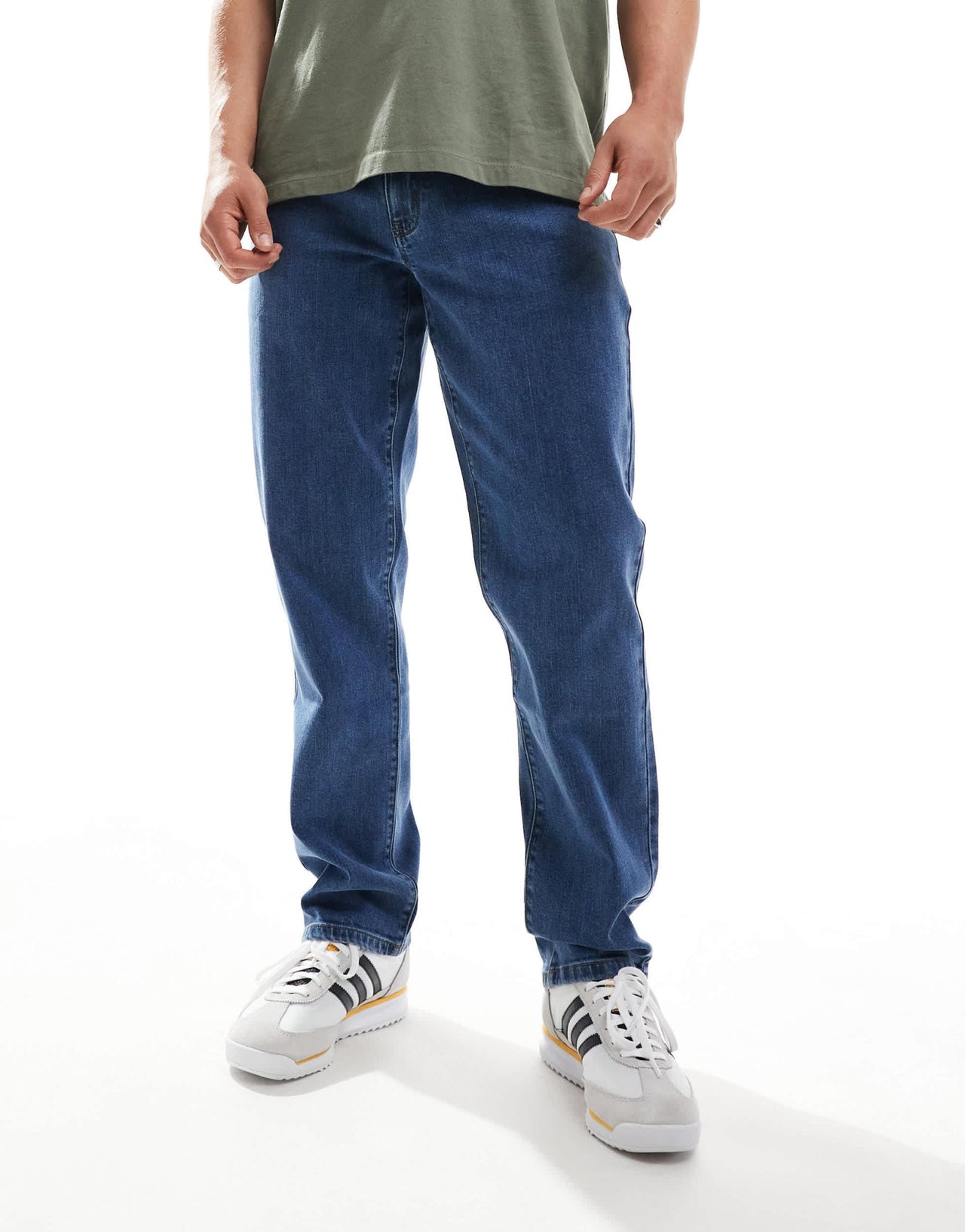 Farah Norwood loose jeans in denim wash - ASOS Sample Sale