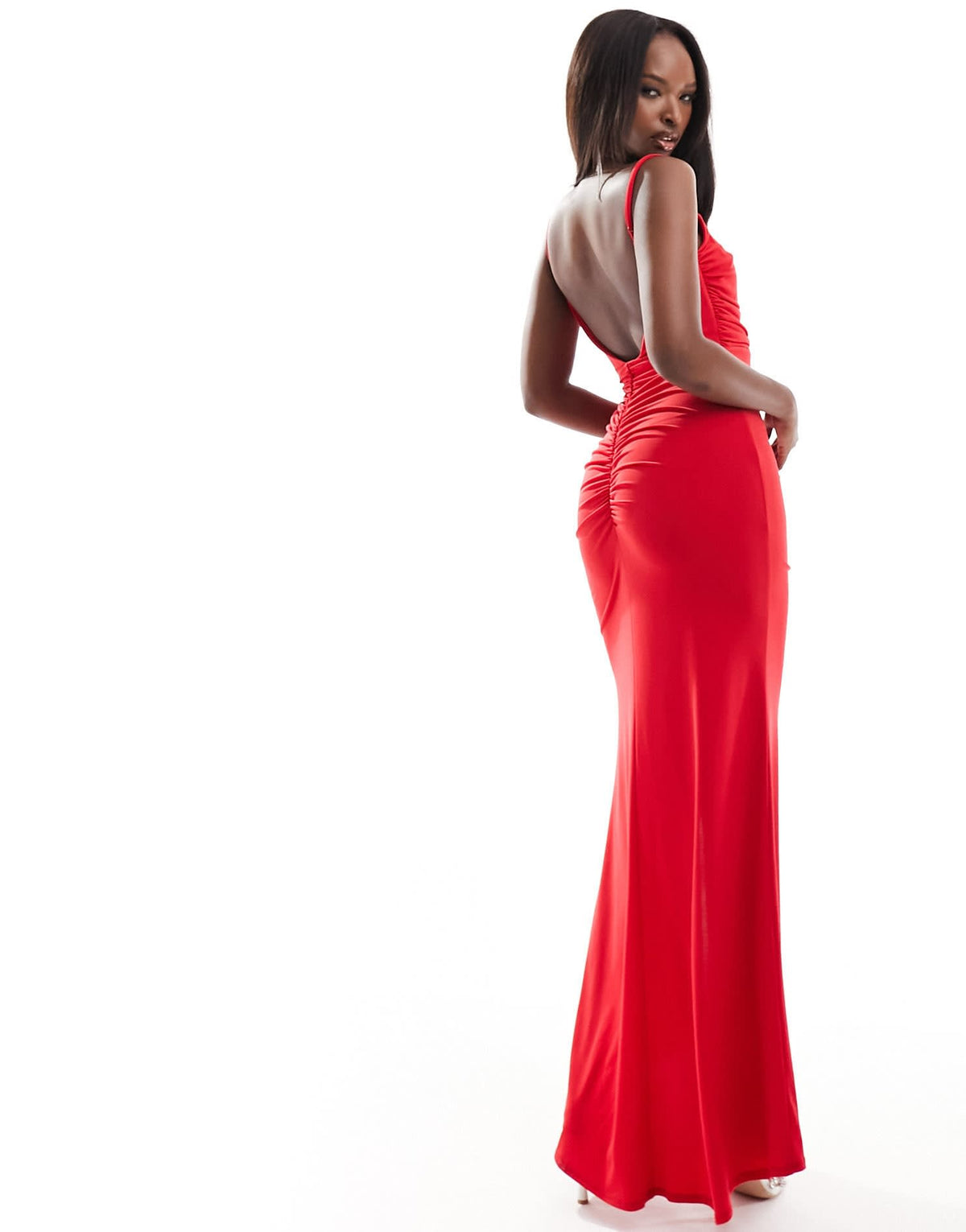 Flounce London maxi dress in red - ASOS Sample Sale
