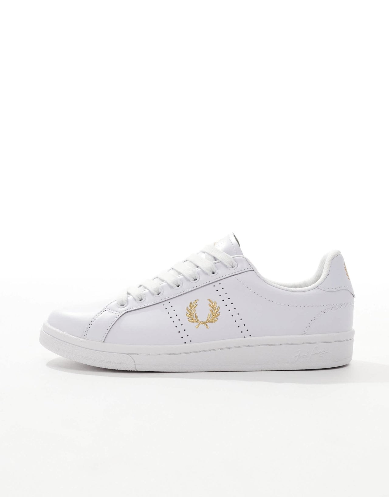 Fred Perry B721 leather trainers in white - ASOS Sample Sale