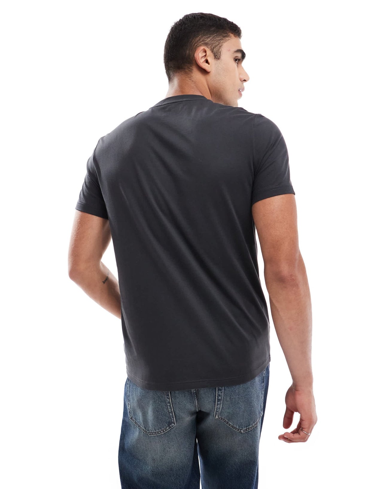 Fred Perry embroidered t-shirt in grey - ASOS Sample Sale