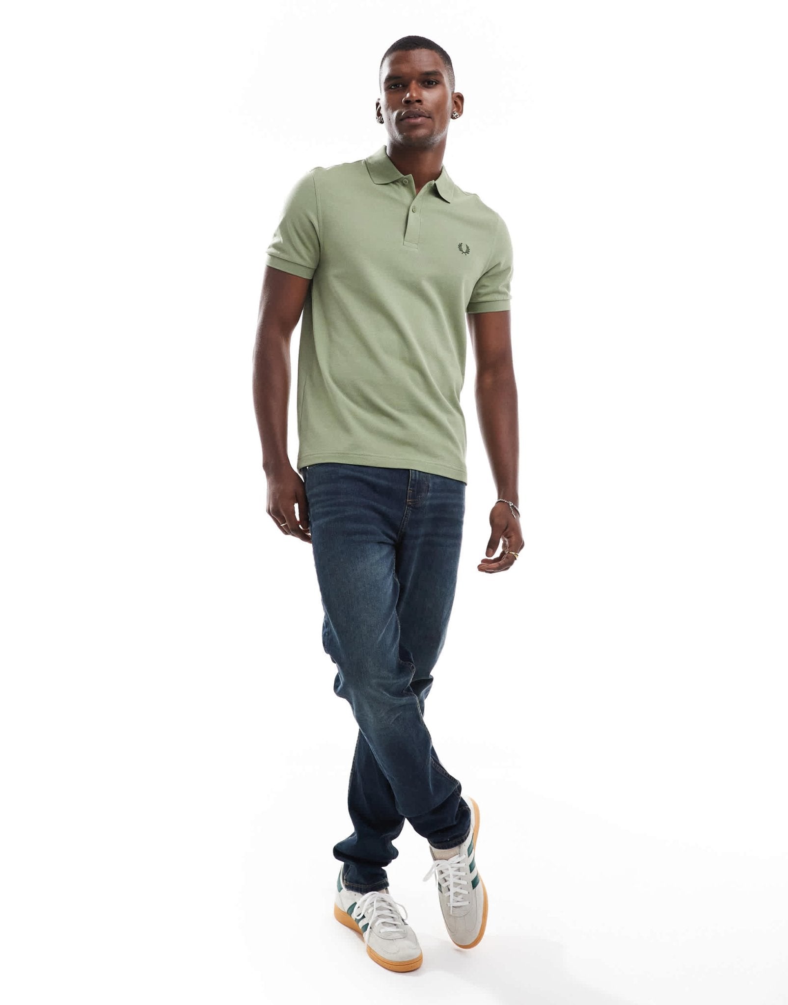 Fred Perry polo shirt in light green - ASOS Sample Sale