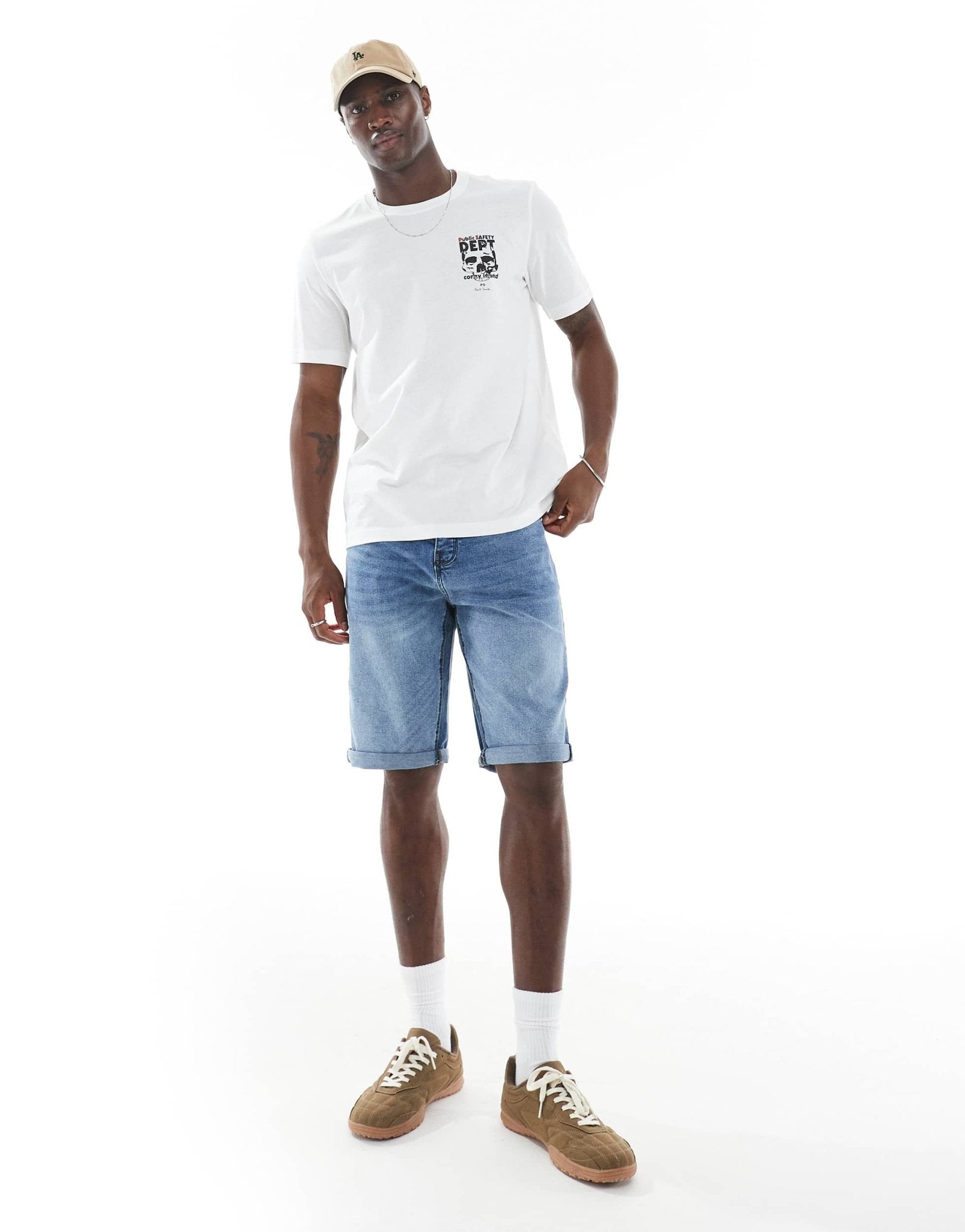 French Connection classic denim shorts in light wash blue - ASOS Sample Sale