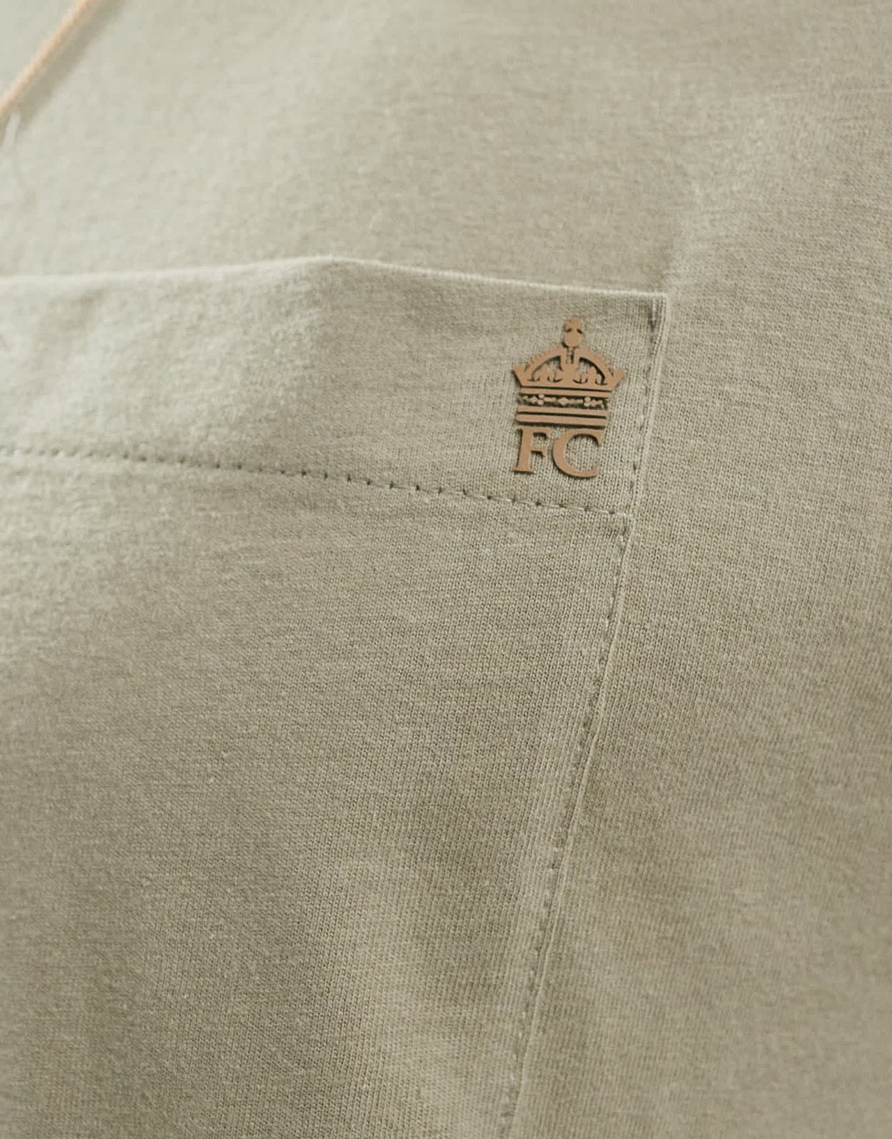 French Connection classic pocket t-shirt in light khaki - ASOS Sample Sale