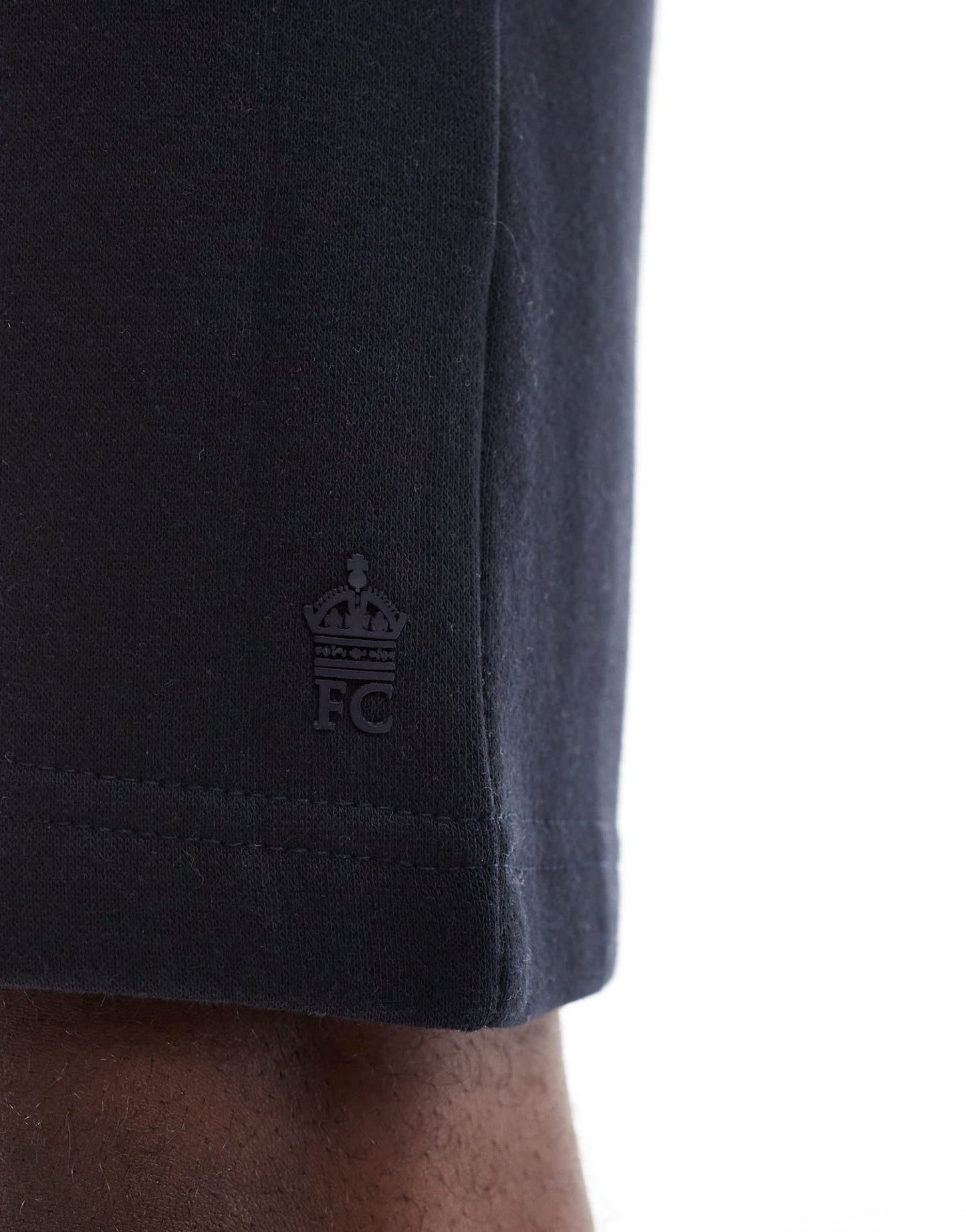 French Connection drawstring jersey shorts in navy - ASOS Sample Sale