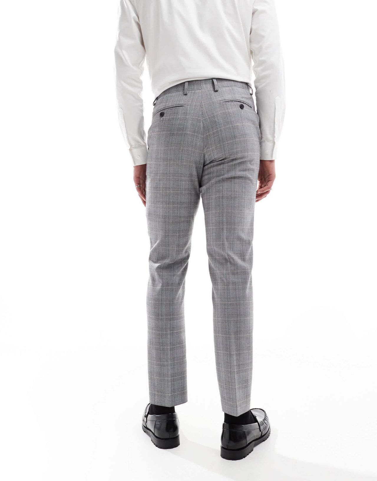 French Connection formal suit trousers co - ord in grey check - ASOS Sample Sale