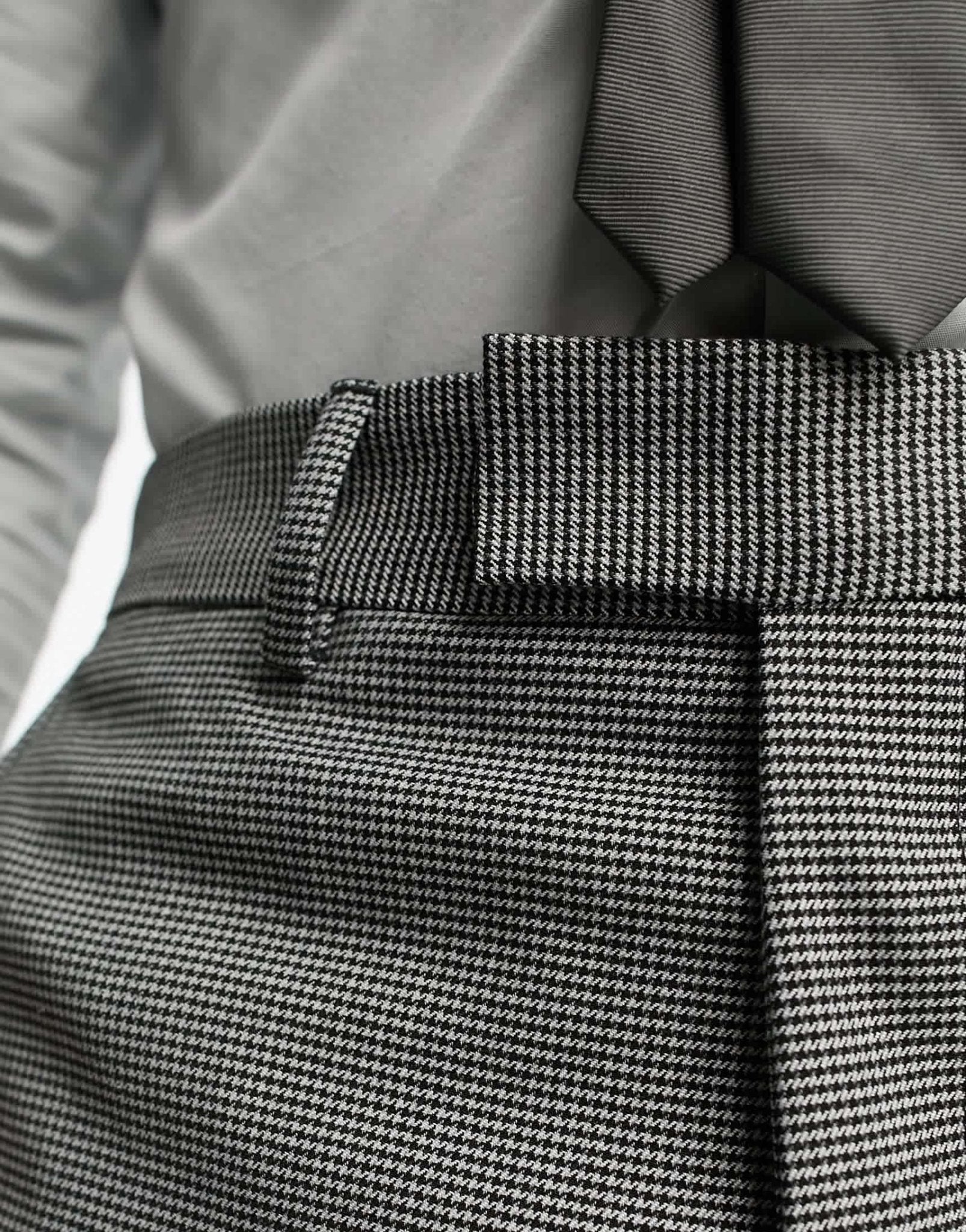 French Connection suit trousers in marine and grey check - ASOS Sample Sale
