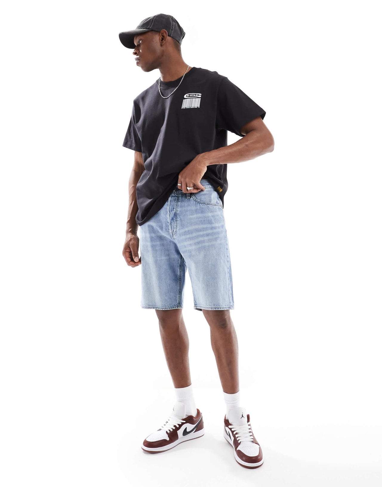 G-Star dakota denim shorts in lightwash blue - ASOS Sample Sale