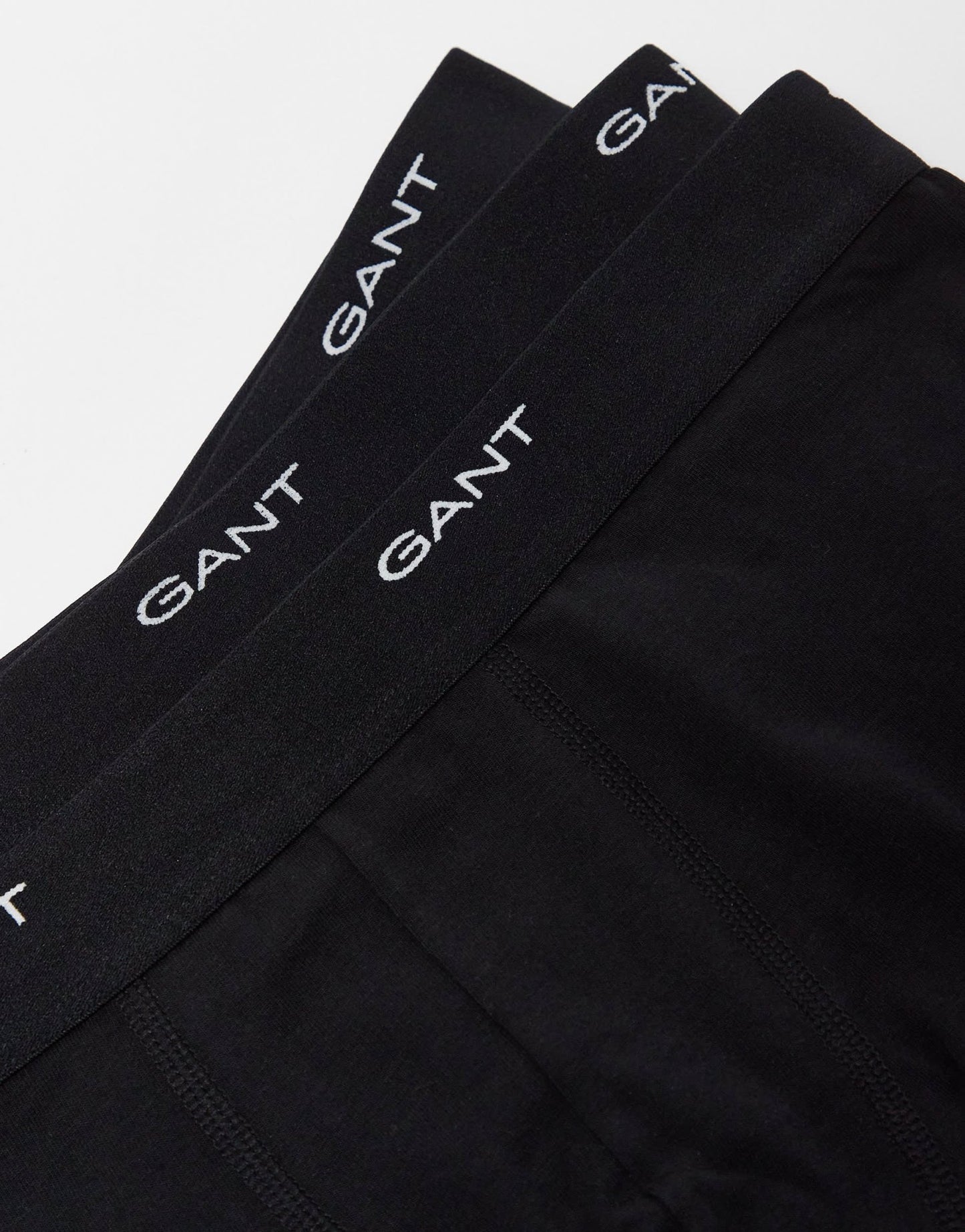 GANT 3 pack trunks with logo waistband in black - ASOS Sample Sale