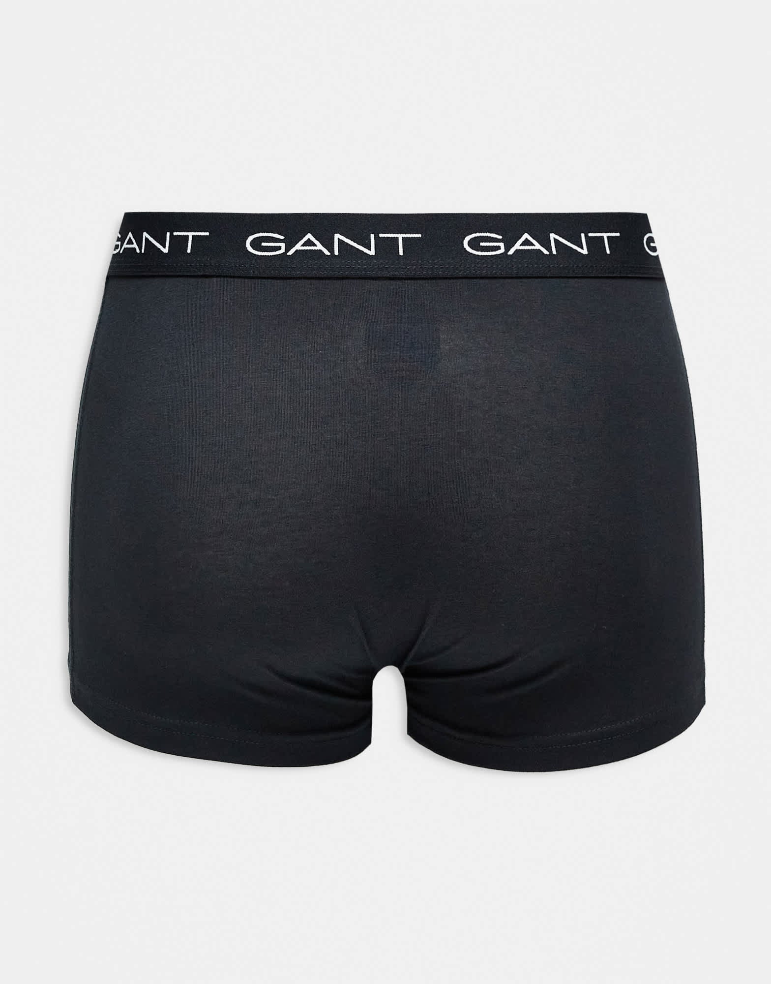 GANT 5 pack trunks with logo waistband in black - ASOS Sample Sale