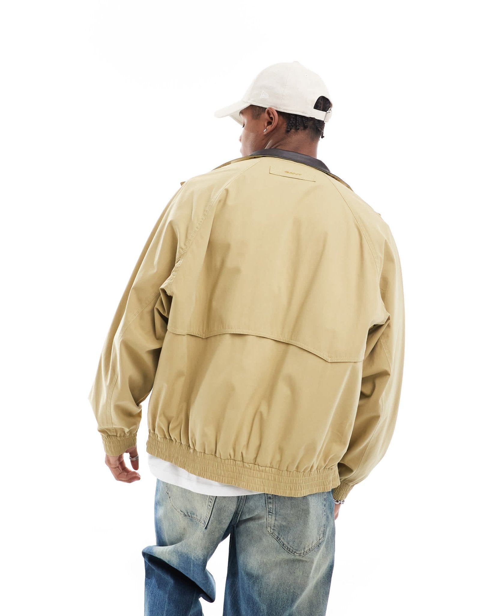 GANT 75th Anniversary Capsule harrington jacket in beige - ASOS Sample Sale