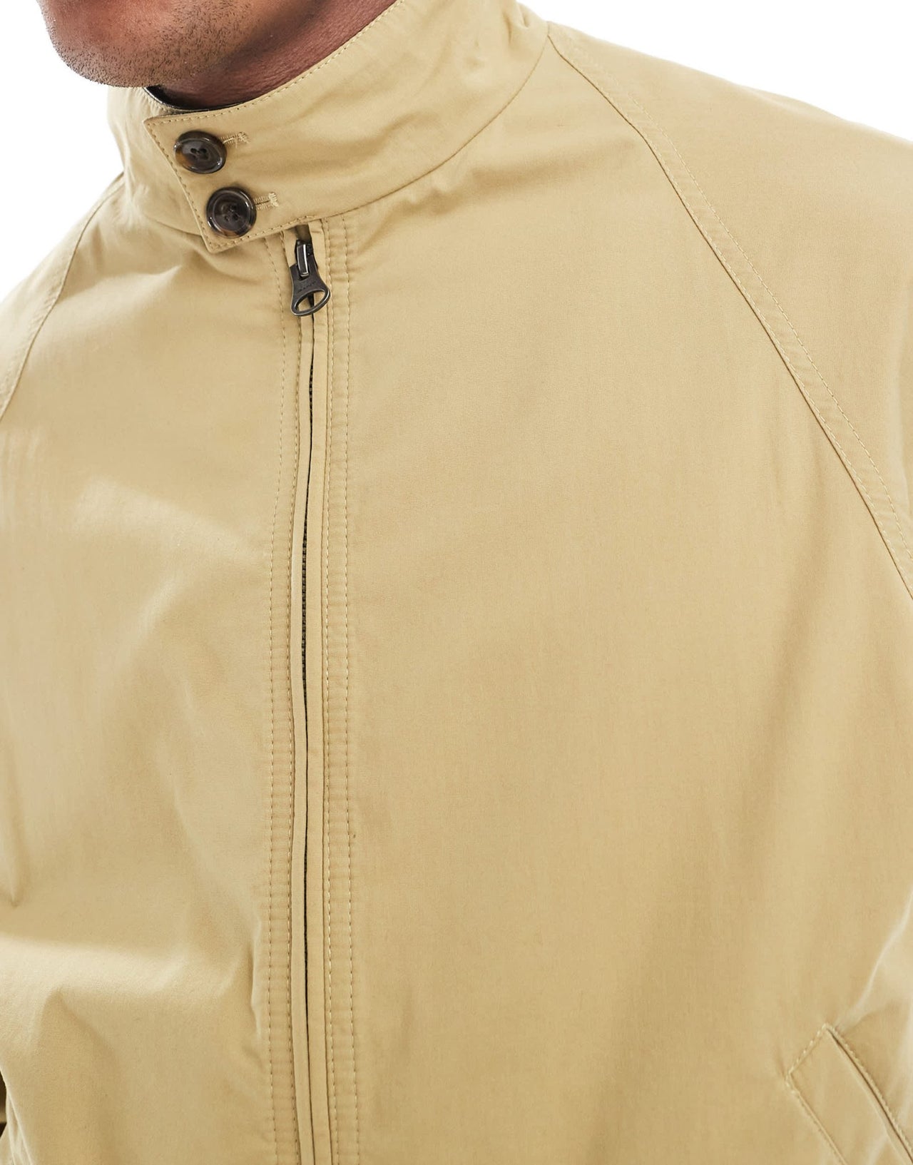GANT 75th Anniversary Capsule harrington jacket in beige - ASOS Sample Sale