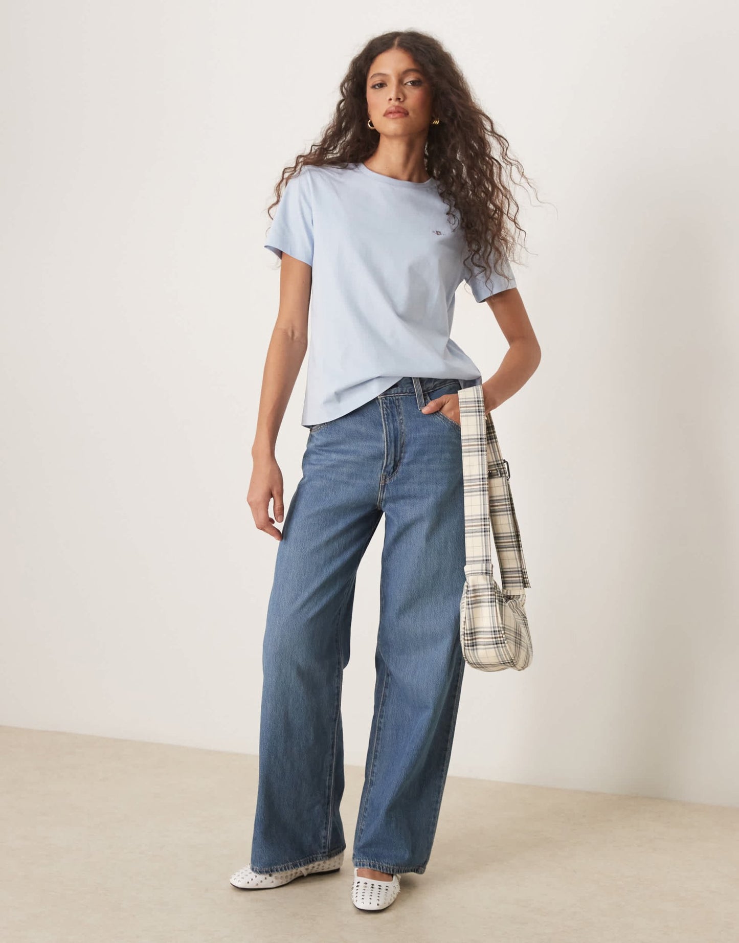 GANT regular fit shield logo t-shirt in light blue - ASOS Sample Sale