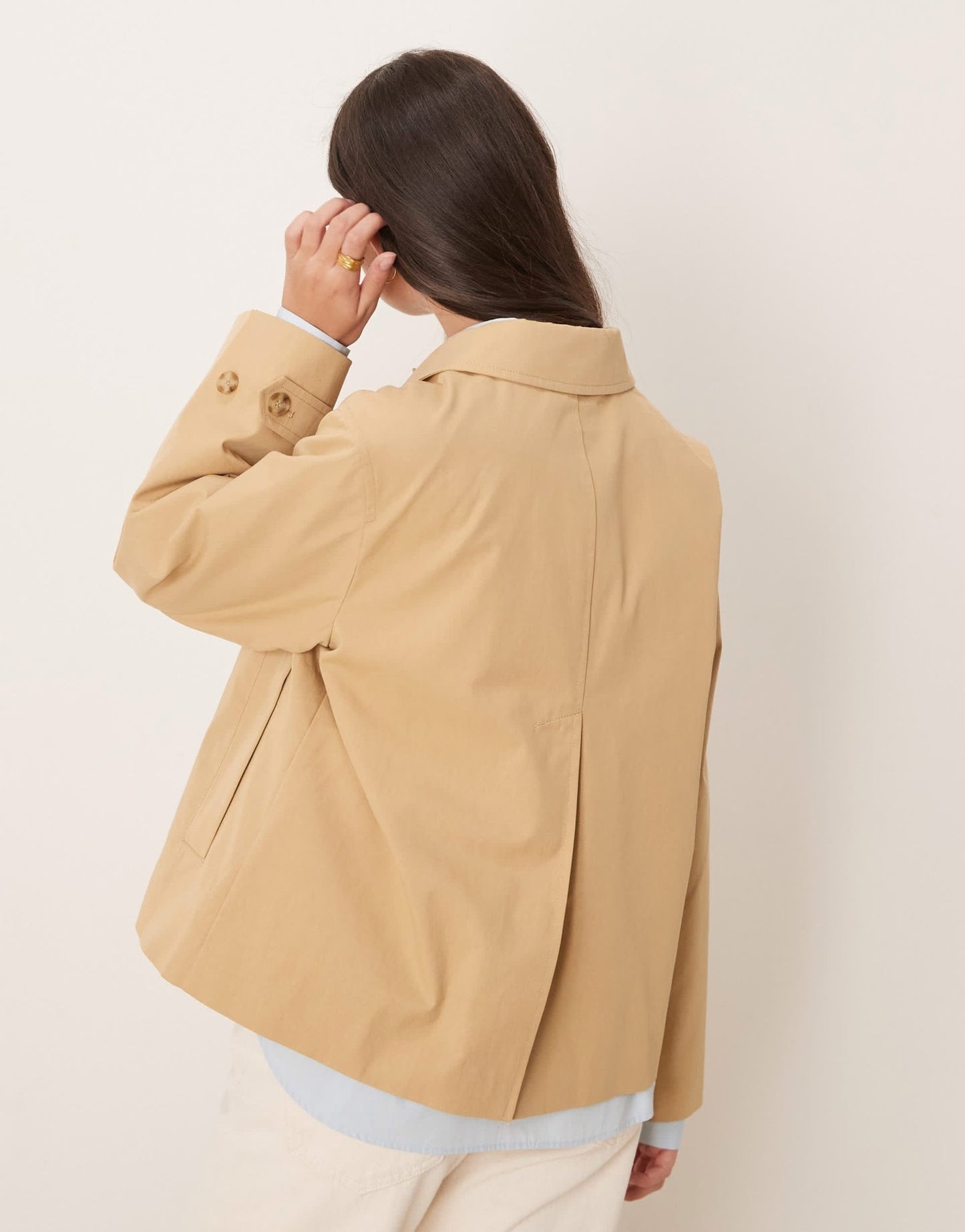 GANT short trench jacket in beige - ASOS Sample Sale