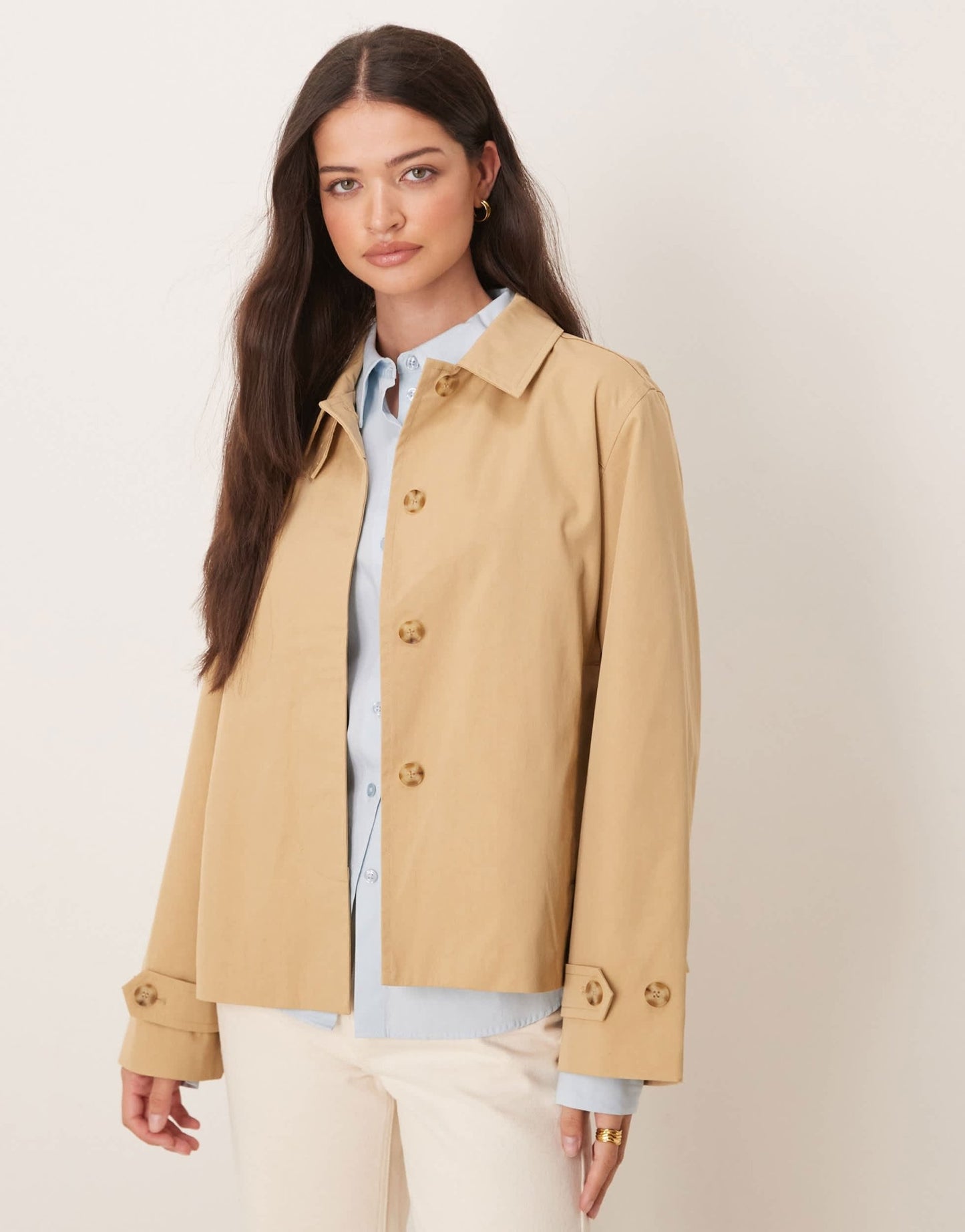 GANT short trench jacket in beige - ASOS Sample Sale