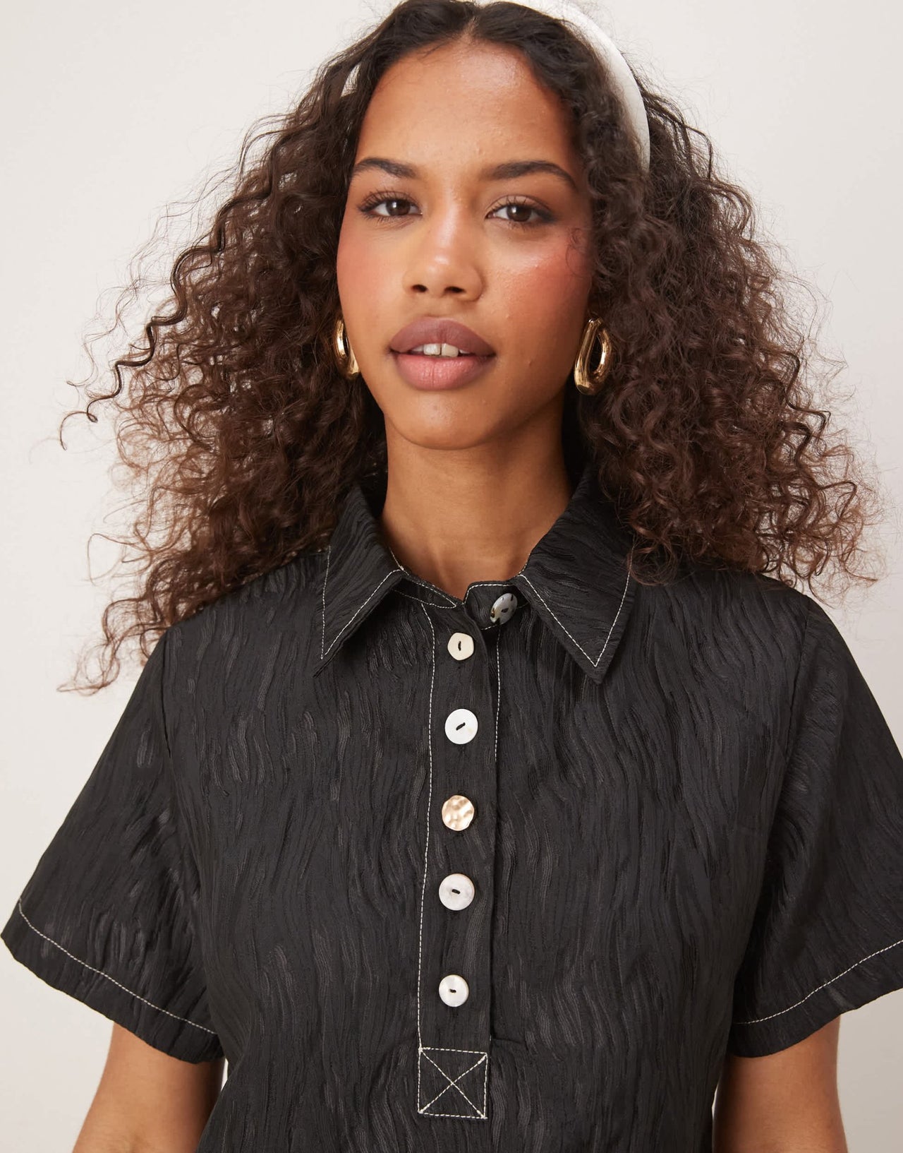 Ghospell Gabby mini dress in black - ASOS Sample Sale