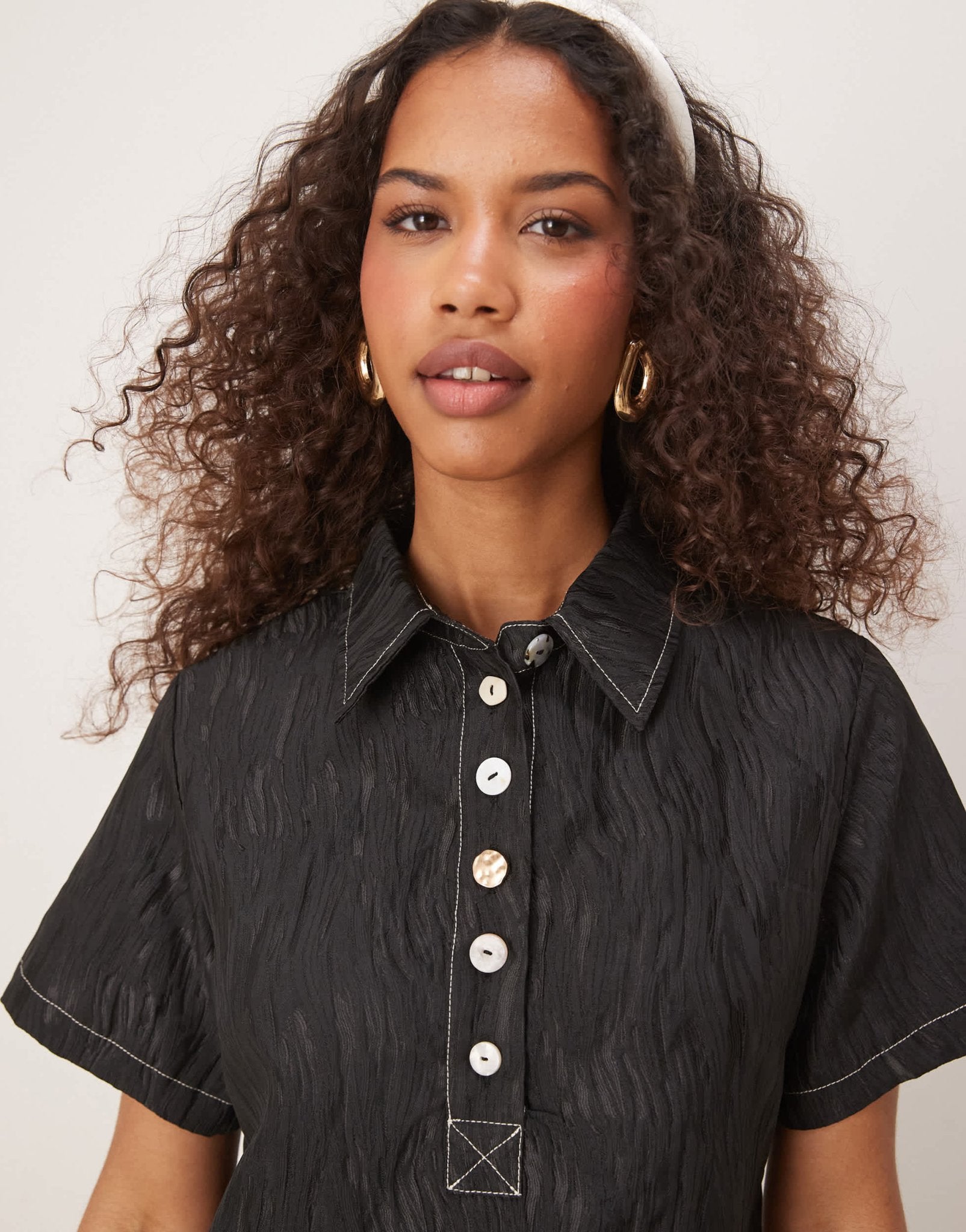 Ghospell Gabby mini dress in black - ASOS Sample Sale
